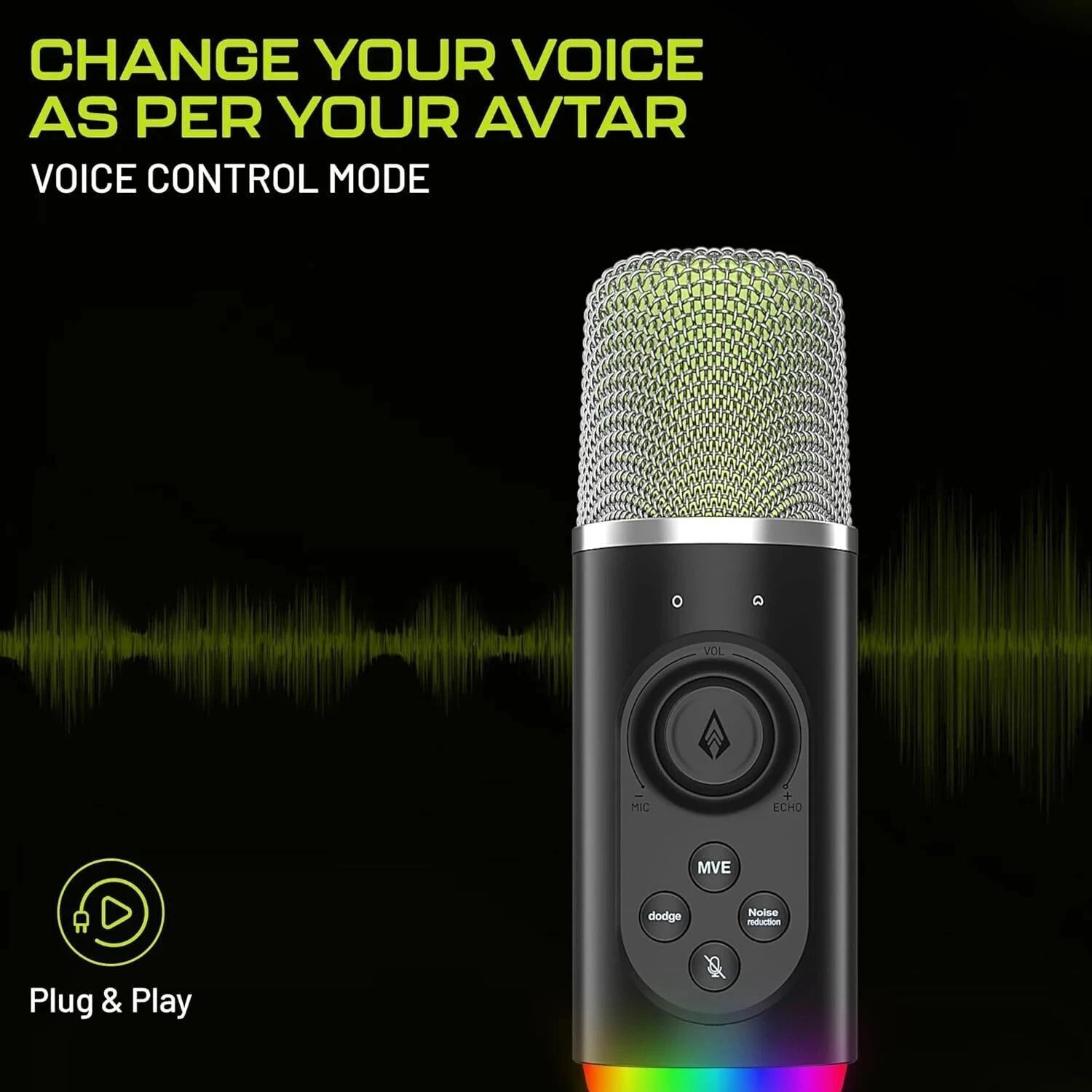 Image of Archer Tech Lab Gaming Mic, USB Podcast mic with Noise Reduction Microphone for Youtubers Microphone