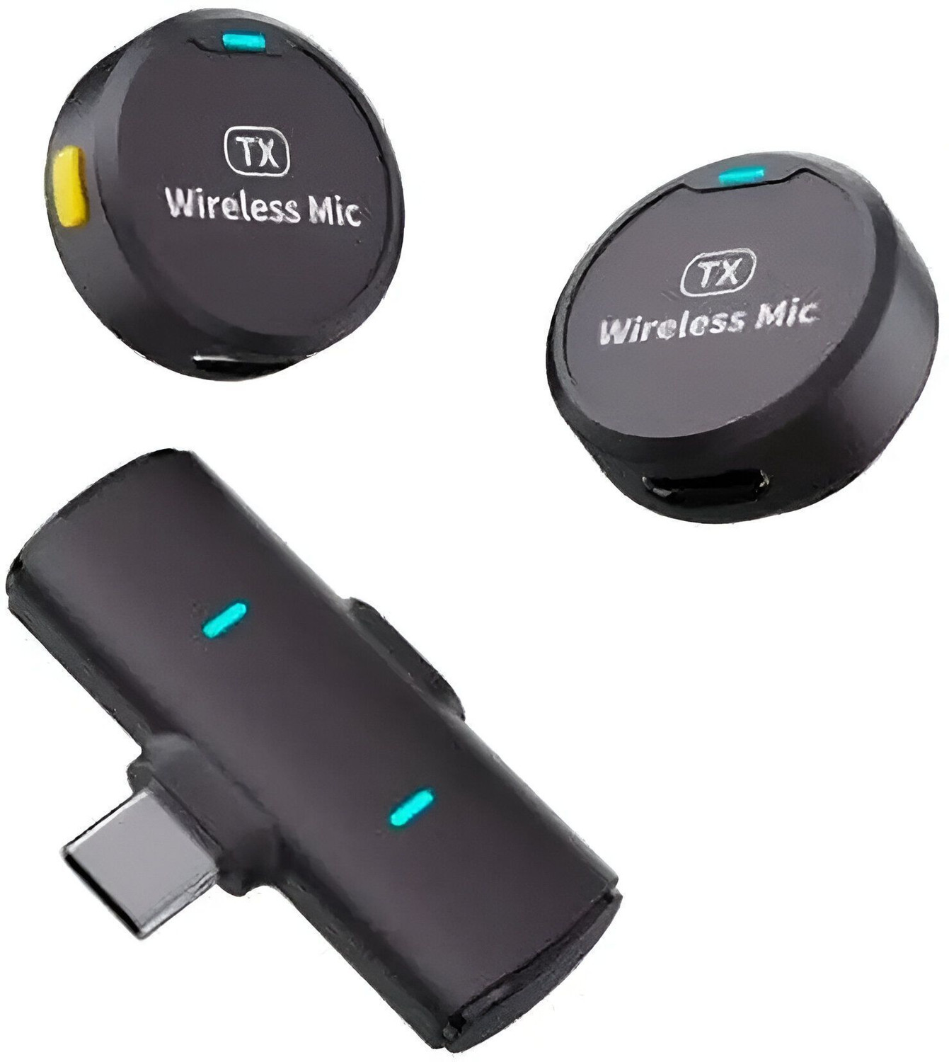 Image of FITRIC TX Magnetic Wireless Microphone with Noise Reduction Mic for Mobile Recording Microphone