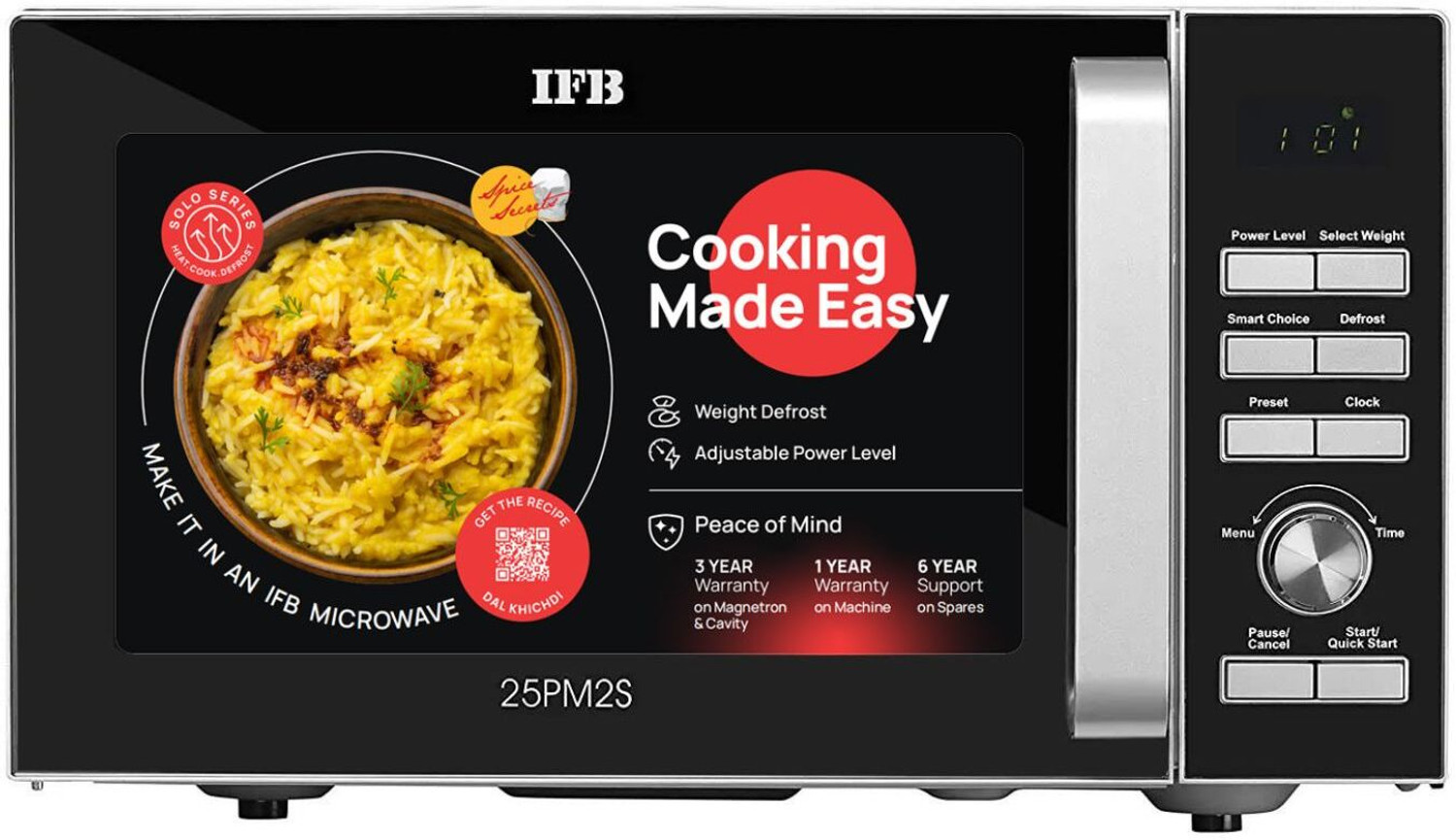 Image of Sharp 25 L Convection & Grill Microwave Oven (R625KNK, Black)
