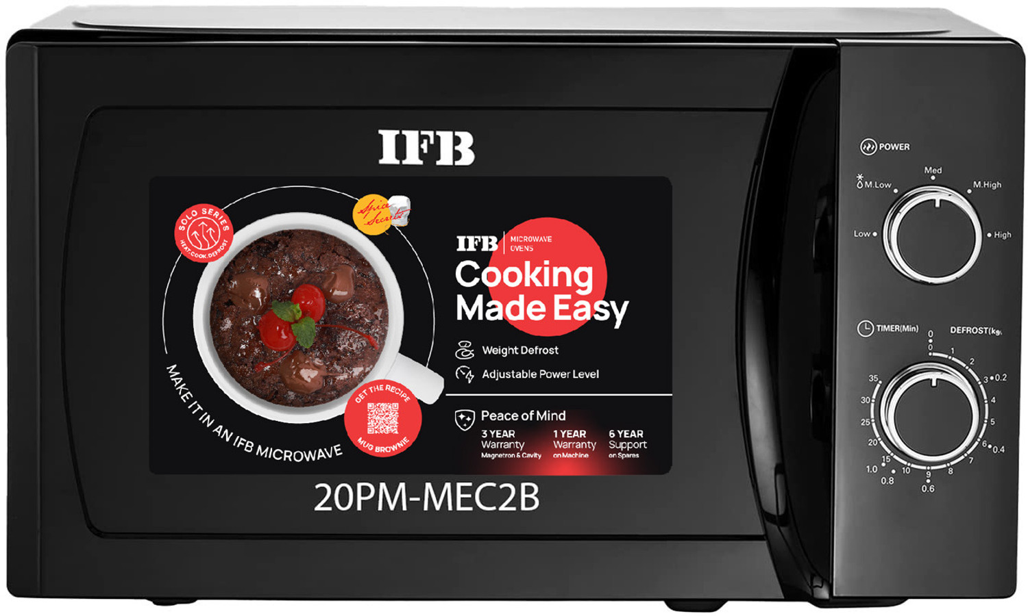 Image of Sharp 25 L Convection & Grill Microwave Oven (R625KNK, Black)