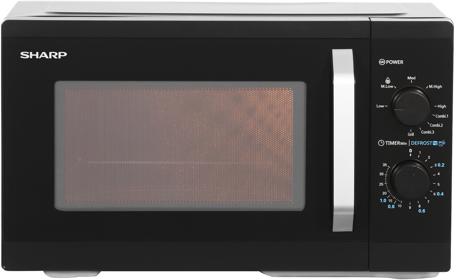 Image of Sharp 25 L Convection & Grill Microwave Oven (R625KNK, Black)