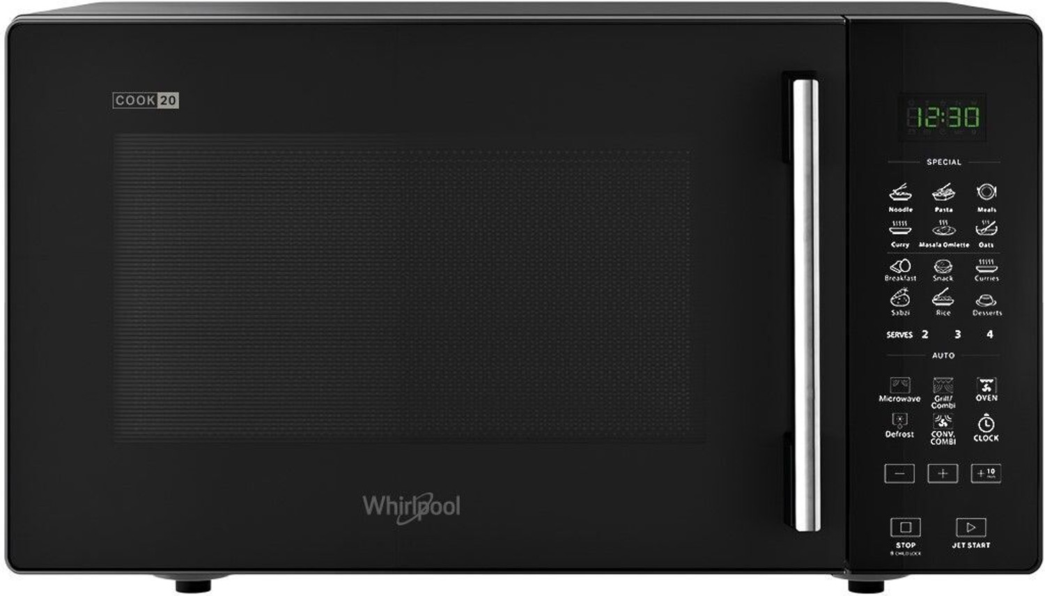 Image of Pelonis 23 L Convection Microwave Oven (AS823E4J S, Black)