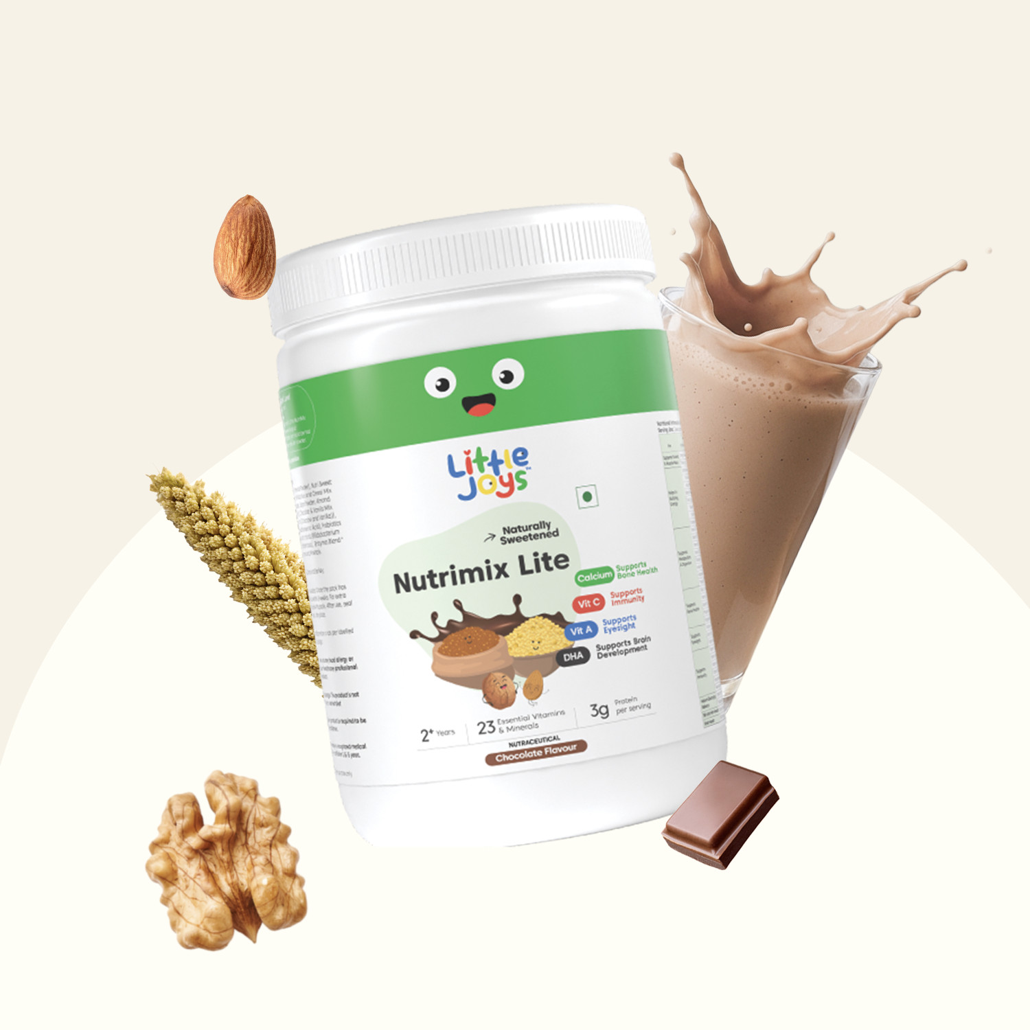 Loot: Little Joys Nutrimix Lite for Kids 26 Years, Chocolate 350g @ 494