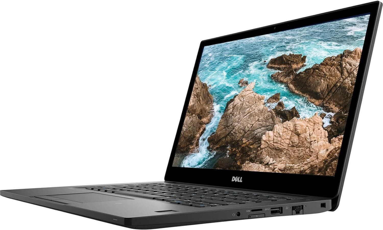 Image of DELL (Renewed) Latitude 7480 Laptop Notebook, 14 inch Ultrabook, Intel Core i5-7200, - Windows 11 Pro, Intel Quad ( Core i5-6th Generation) Processor Type 7500, 6800TE, 530 MB Graphics Card, 8 GB DDR-4 RAM | 2600 MHz, 256 GB SSD M.2. Mini PC (Black)