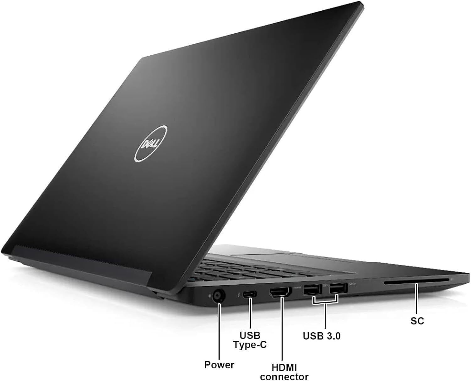Image of DELL (Renewed) Latitude 7480 Laptop Notebook, 14 inch Ultrabook, Intel Core i5-7200, - Windows 11 Pro, Intel Quad ( Core i5-6th Generation) Processor Type 7500, 6800TE, 530 MB Graphics Card, 8 GB DDR-4 RAM | 2600 MHz, 256 GB SSD M.2. Mini PC (Black)