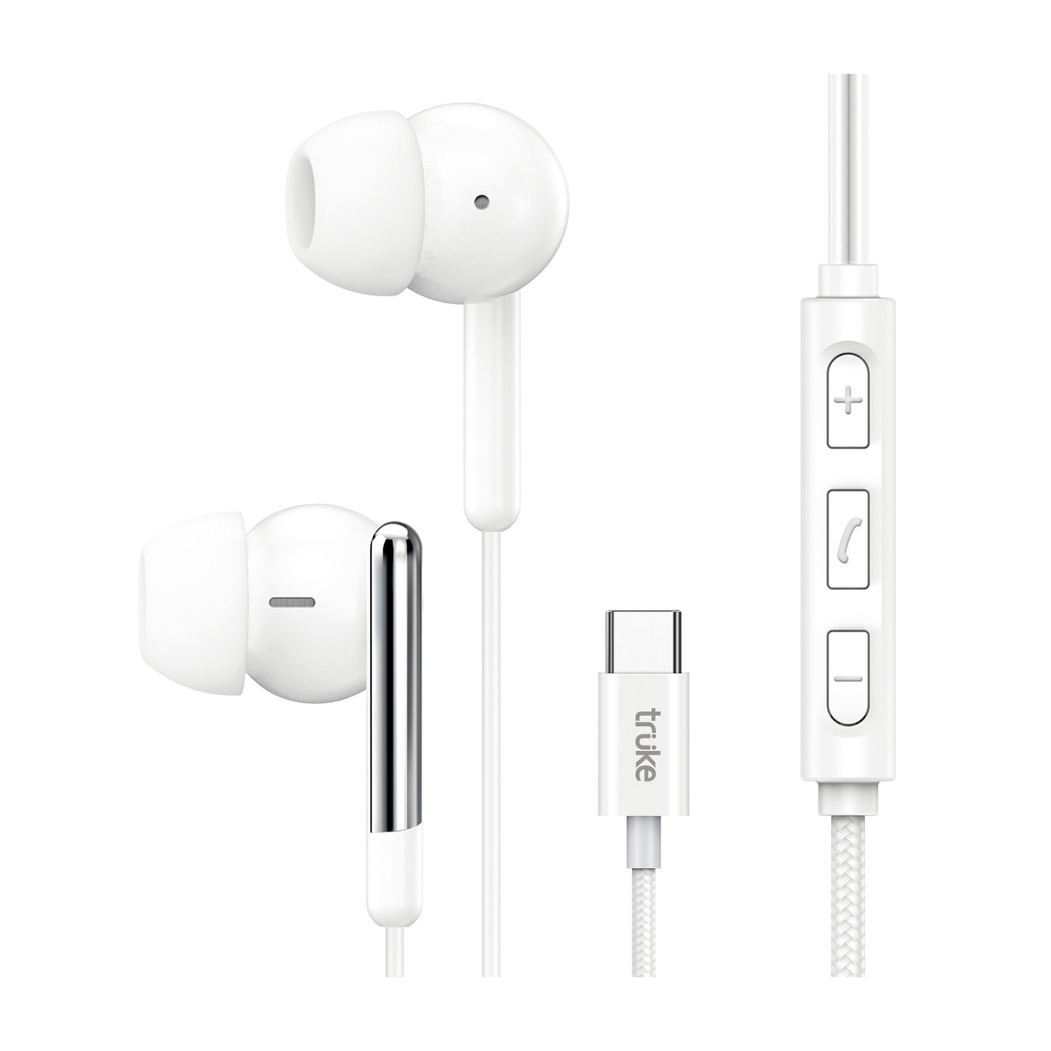 truke Bass H1 Wired Earphones with Type-C Jack - Image 1