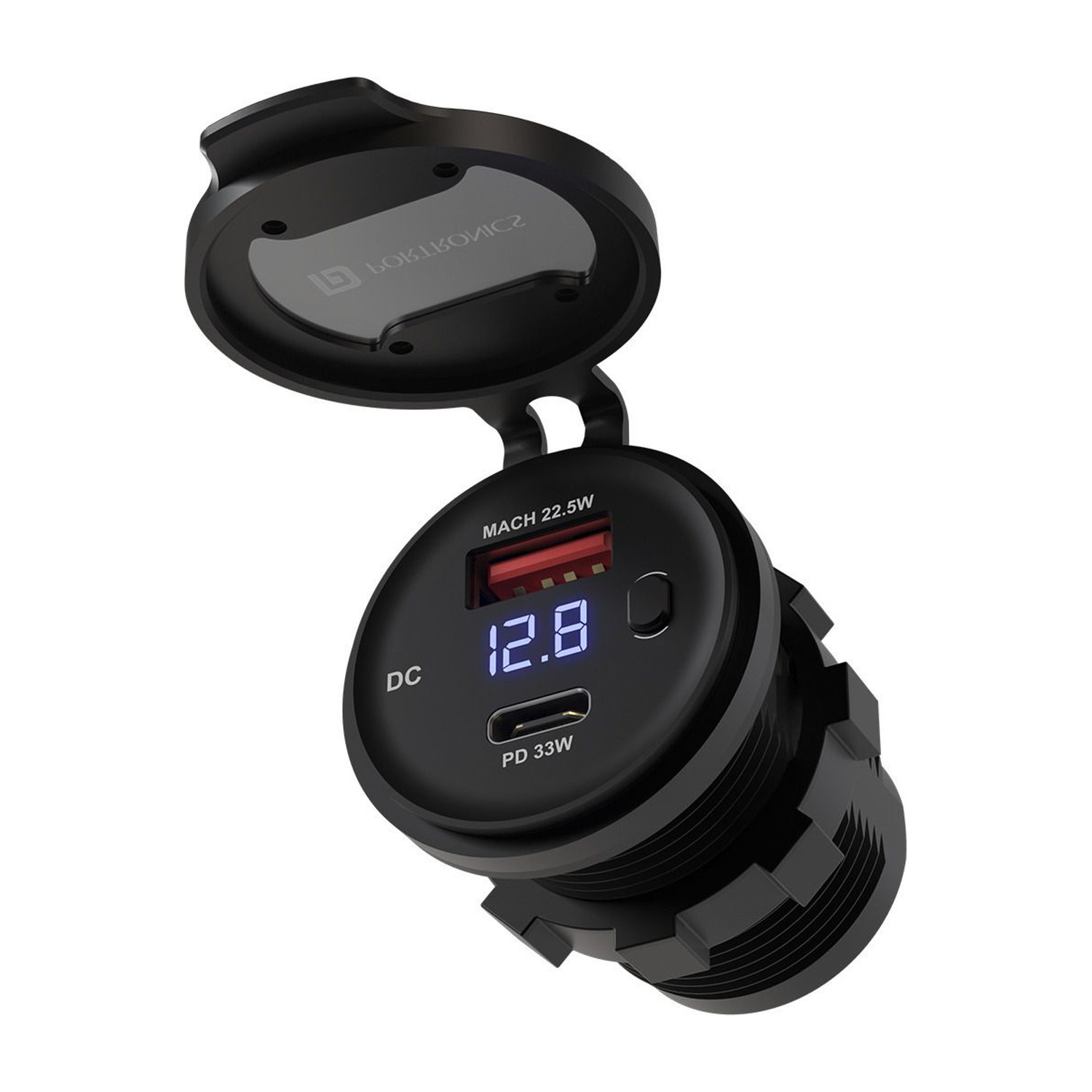 Portronics Spark 33W Phone Charger for Scooters - Image 1