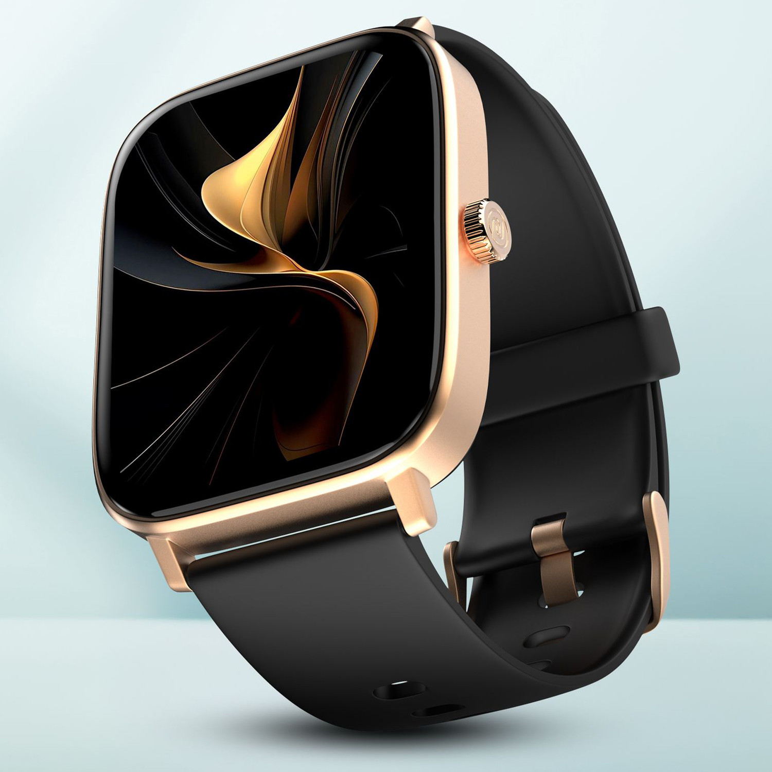 Noise Colorfit Icon 2 1.8'' Display with Bluetooth Calling, AI Voice Assistant Smartwatch (Midnight Gold Strap, Regular) - Image 1