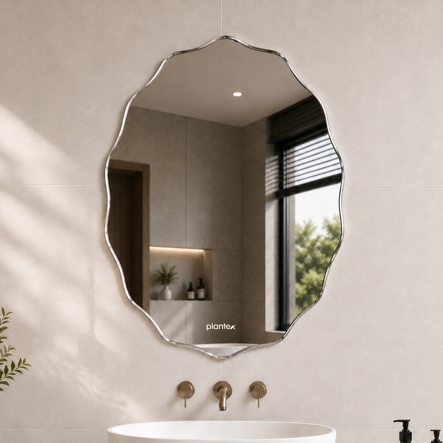 Image of kendra 52364 Bathroom Mirror (Round)