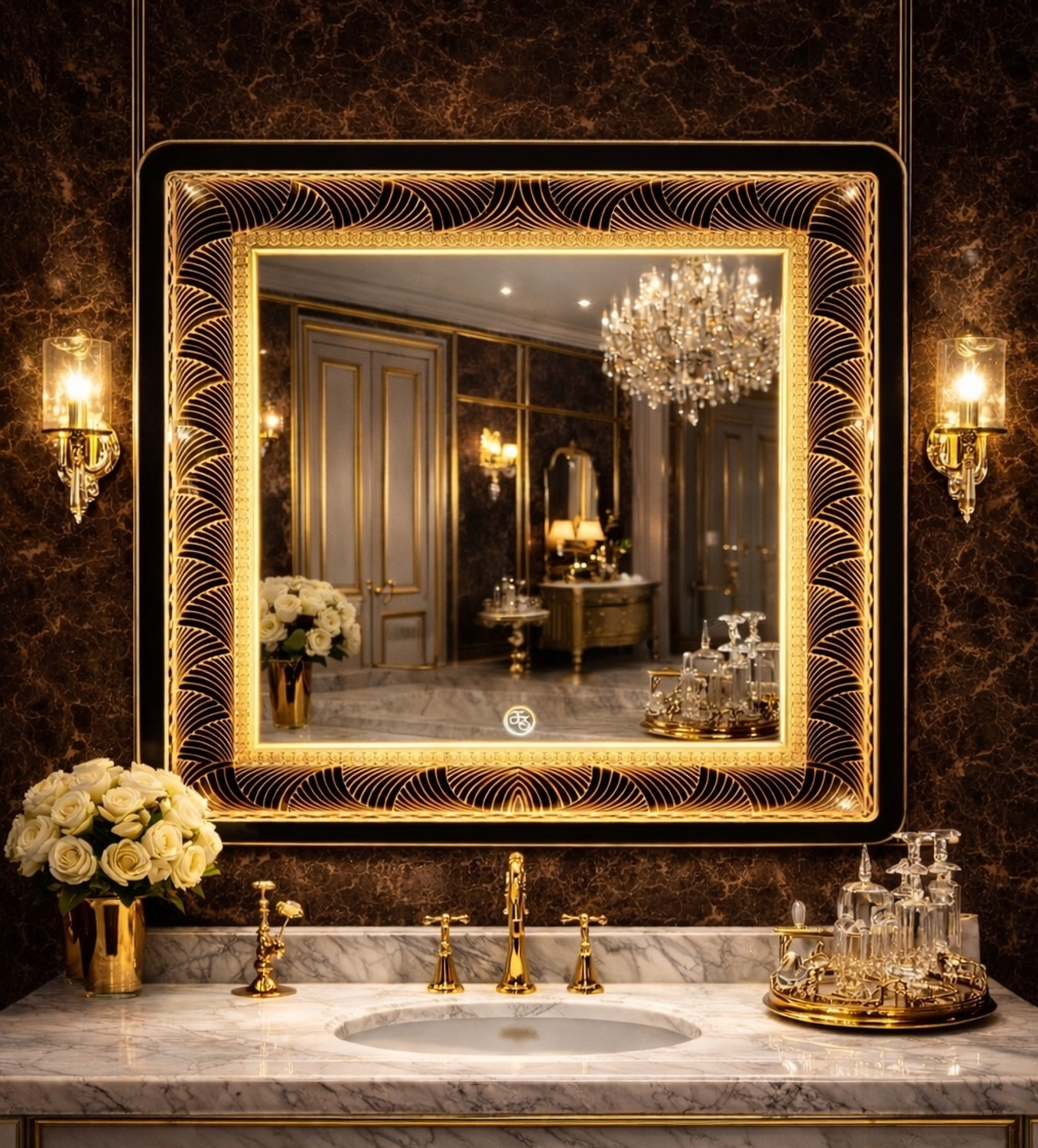 Image of kendra 52364 Bathroom Mirror (Round)