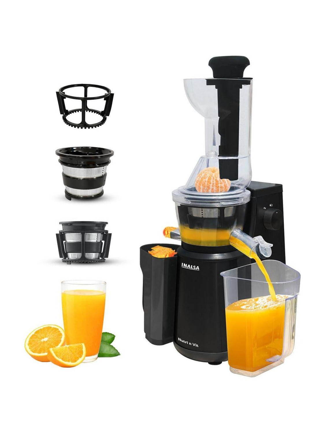 Inalsa Professional Cold Press 400 W Juicer
