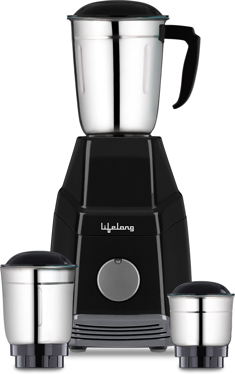 Image of Bostton 750 Watt Double layered Copper 25 MM Motor 750 W Mixer Grinder (Defender | 1 Jar | White)