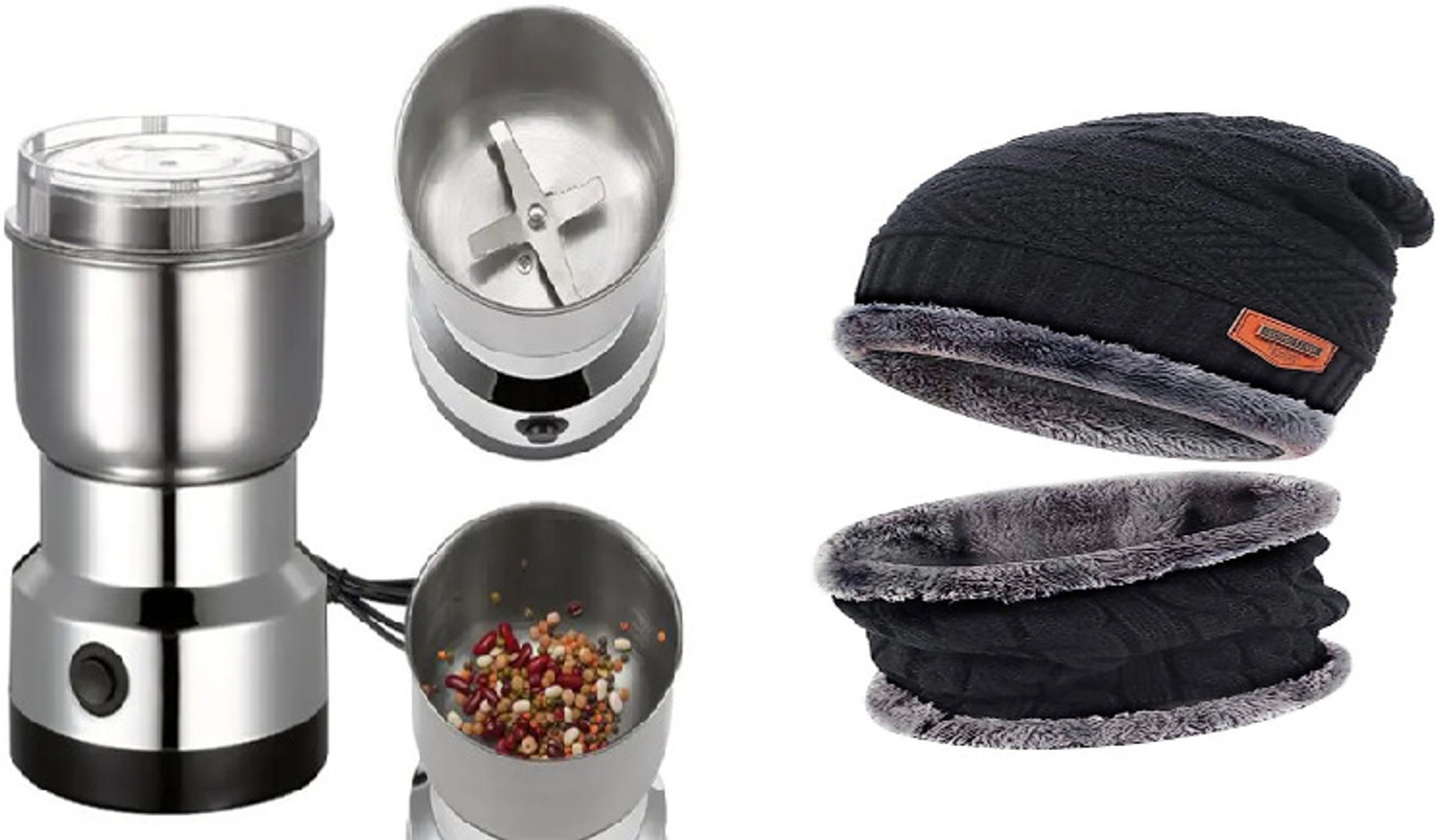 Image of Manasa Pro 450 W Juicer Mixer Grinder (Portable Grinder, USB Rechargeable Mini Grinder, Electric Grinder for mix 74 | 1 Jar | Silver)