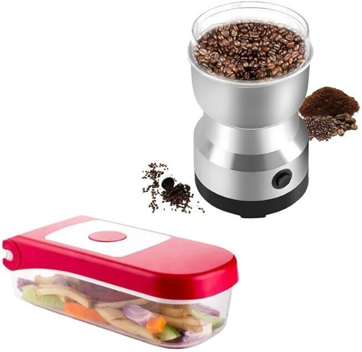 Image of Saumyaraj Metal 2-Jar Grinder | 650W Motor | High-Power Mixing & Grinding 650 W Juicer Mixer Grinder (Metal 2-Jar Grinder | 650W Motor | High-Power Mixing & Grinding | 2 Jars | Black)