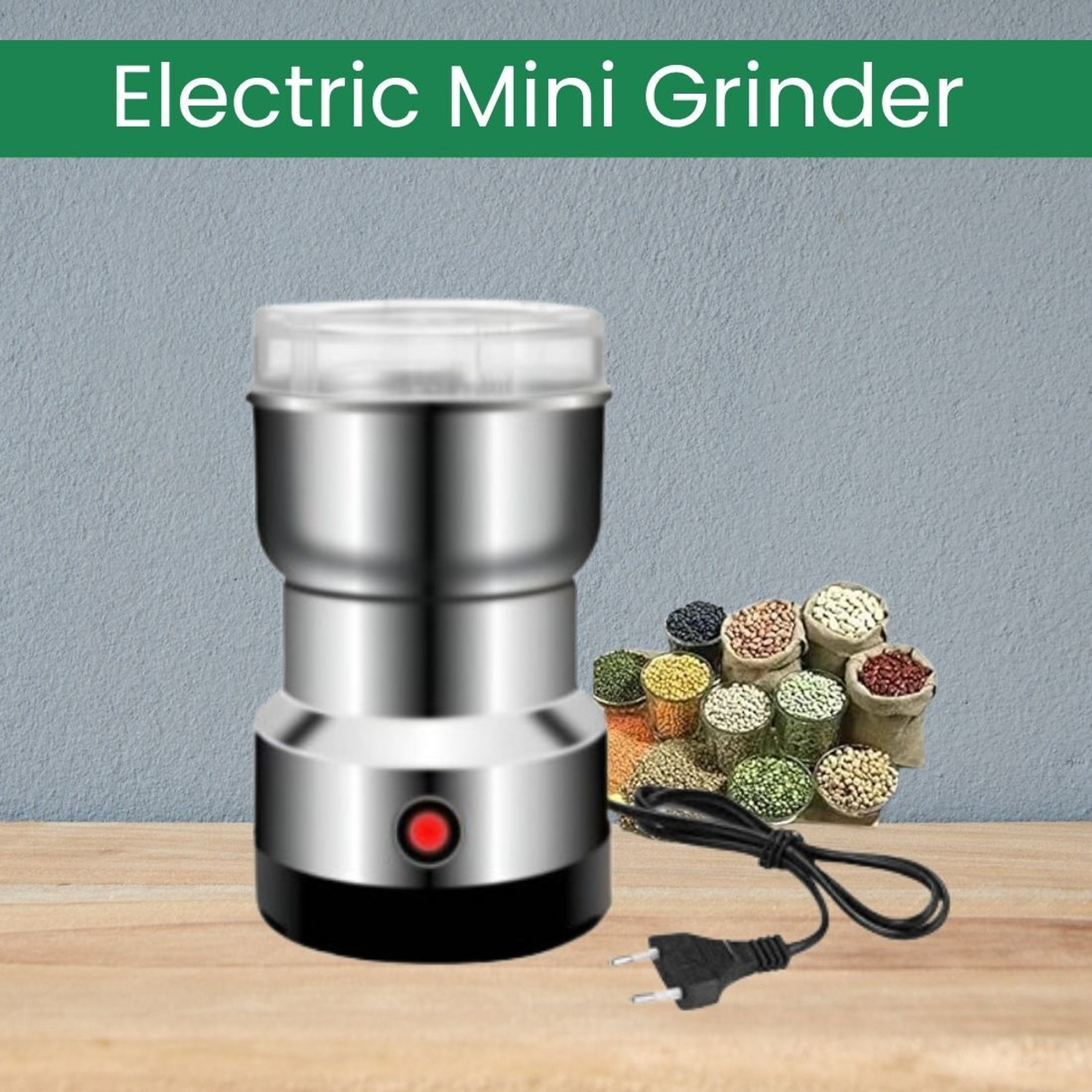 Image of Manasa Grinder 1 200 W Mixer Grinder (Electric Mixer Grinder, Coffee Maker for Kitchen Nuts, Masala & Onion GarlicK262 | 1 Jar | Silver)