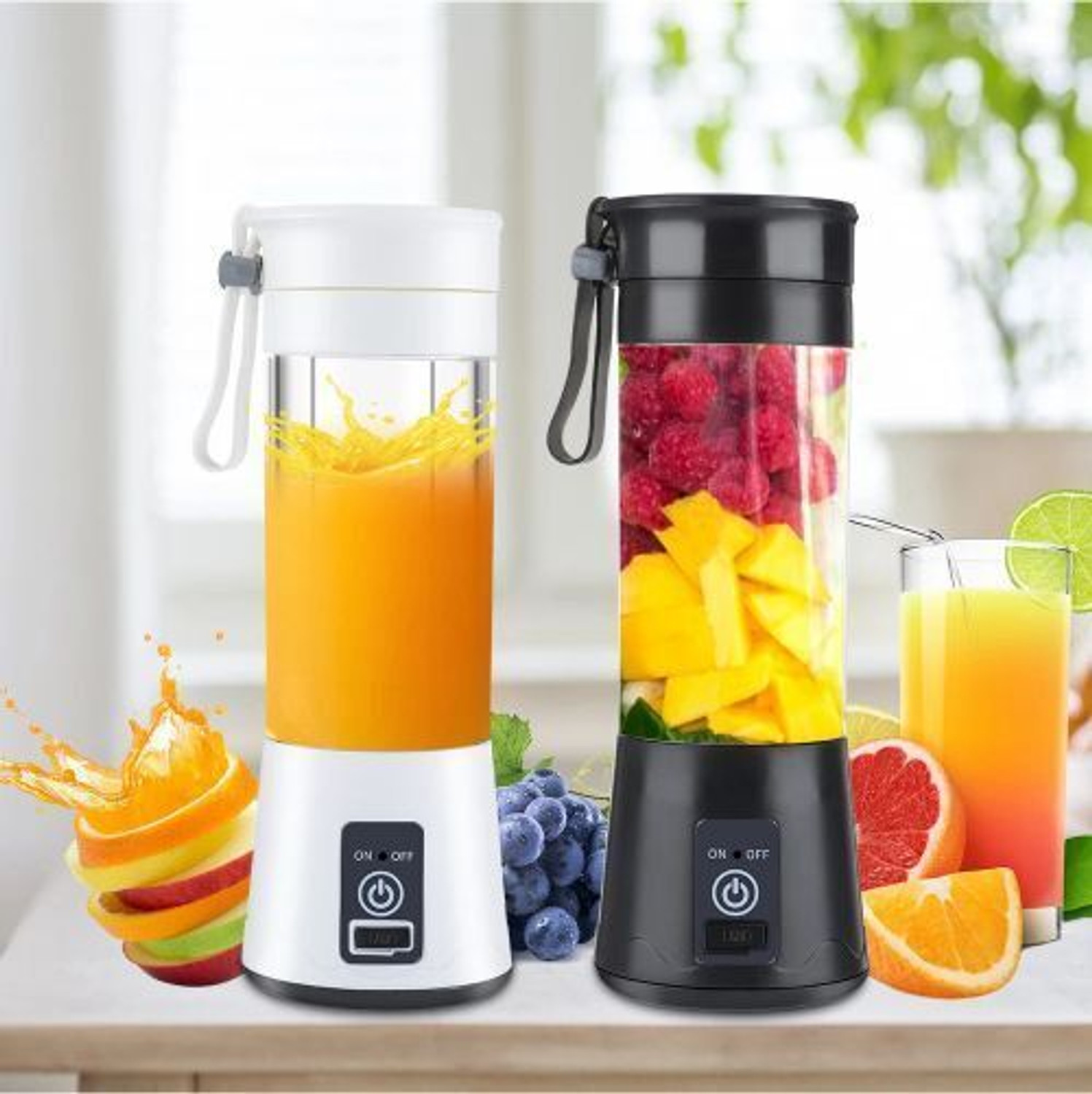 Image of Radhe Pro Fruit Juicer 200 W Juicer Mixer Grinder (AYY 521Y PORTABLE BLENDER FOR SMOOTHIES SHAKES FOR OFFICE,GYM,TREKKING,HOME USE | 1 Jar | Multicolor)