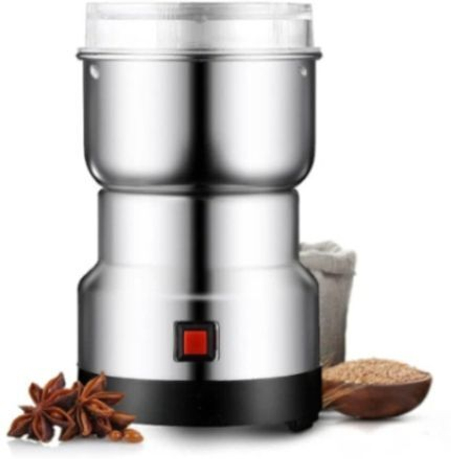 Image of Elvara creations Household Grinder W300 Juicer Mixer Grinder gr179 300 W Juicer Mixer Grinder (Nima japan Mini Stainless Steel Grainder G179 | 1 Jar | Multicolor)