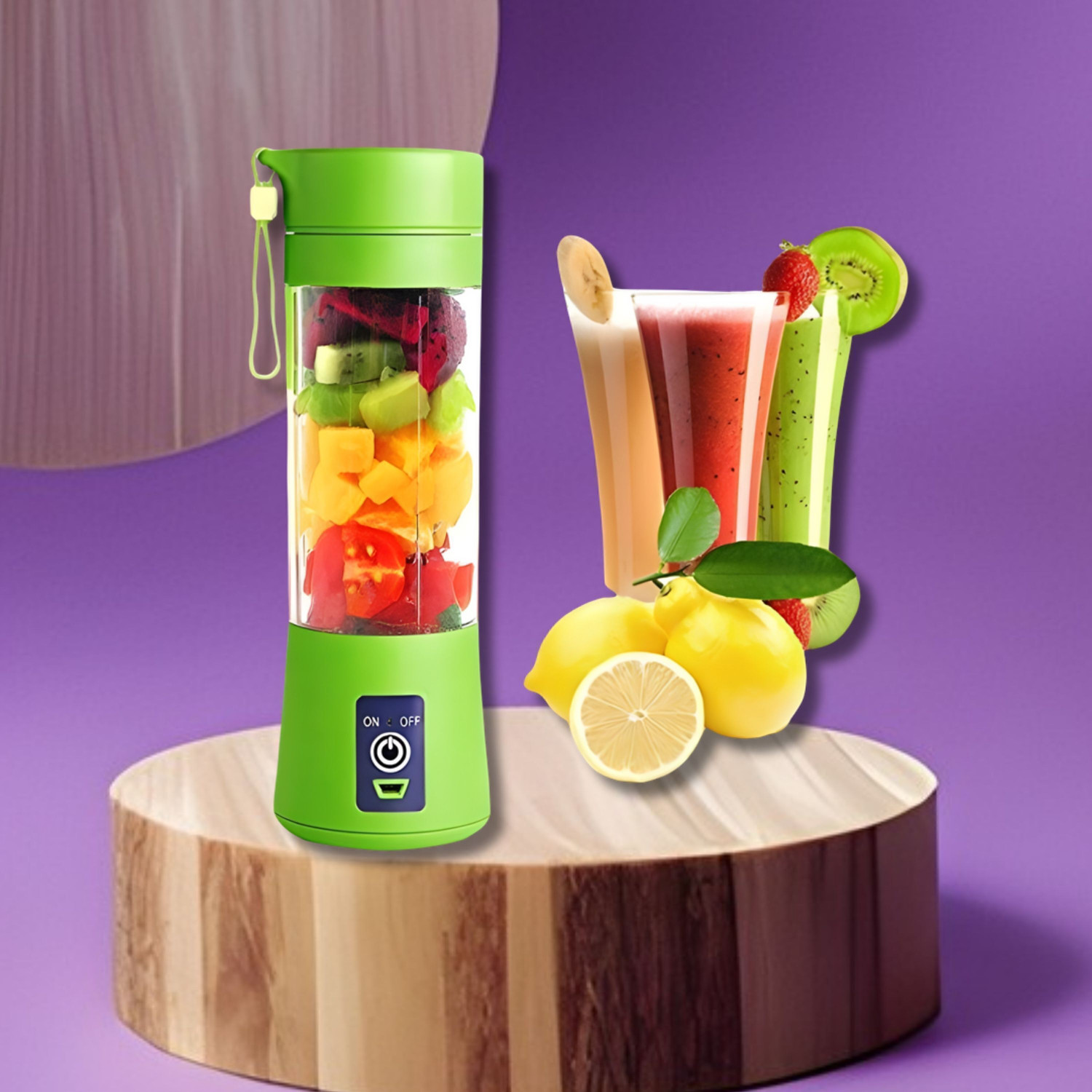 Image of Manasa Pro Fruit Juicer 200 W Juicer Mixer Grinder (ASE 870A BlendLife Juice With Sipper For Juices, Shakes, Smoothies, Baby Food | 1 Jar | Multicolor)