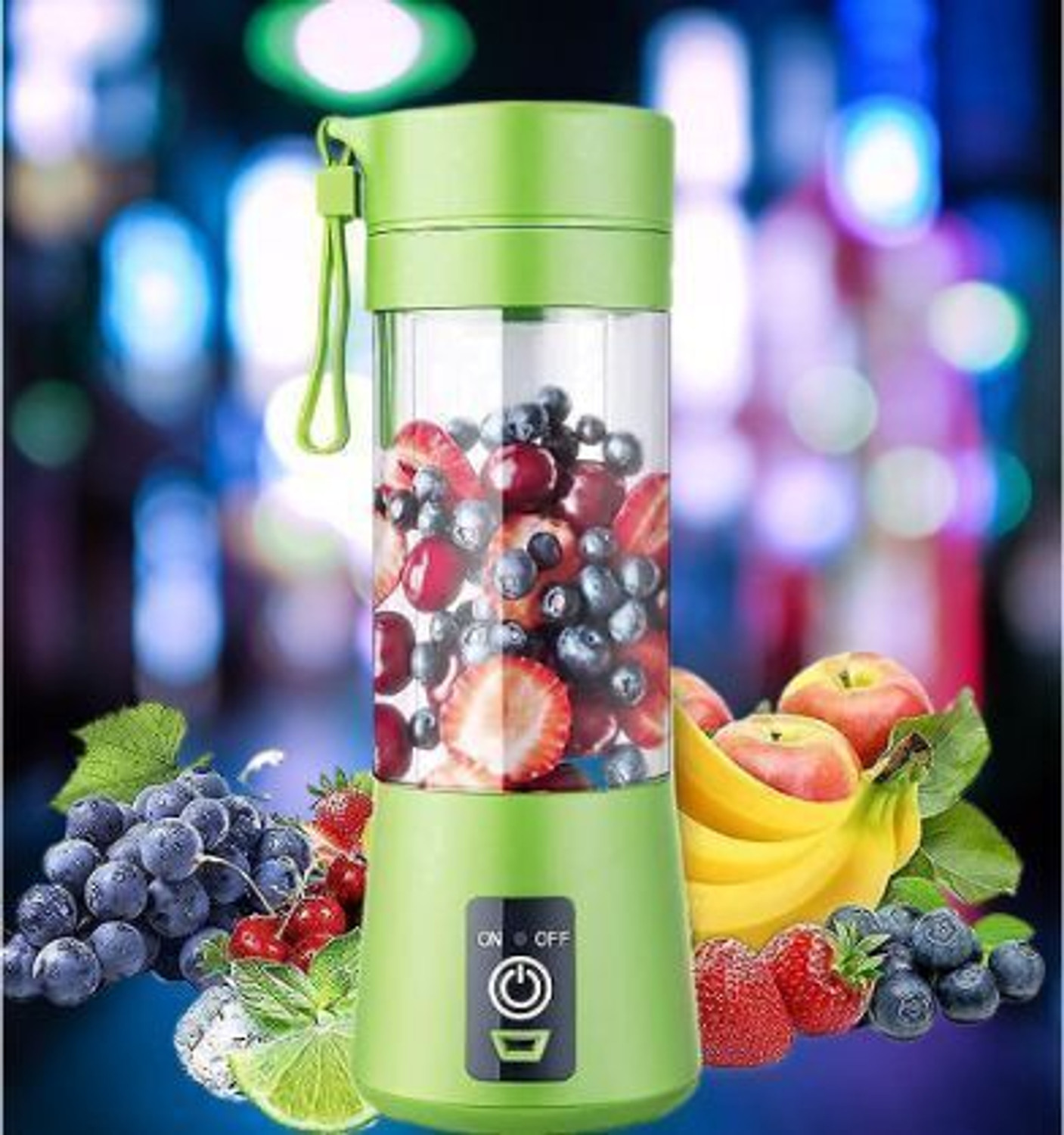 Image of JayGopalTrendz Electric Rechargeable Fruit Juicer Maker Portable USB Mini Juicer ShakerTY202 350 W Juicer Mixer Grinder (Electric Rechargeable Fruit Juicer Maker Portable USB Mini Juicer ShakerTY202 | 1 Jar | Multicolor)