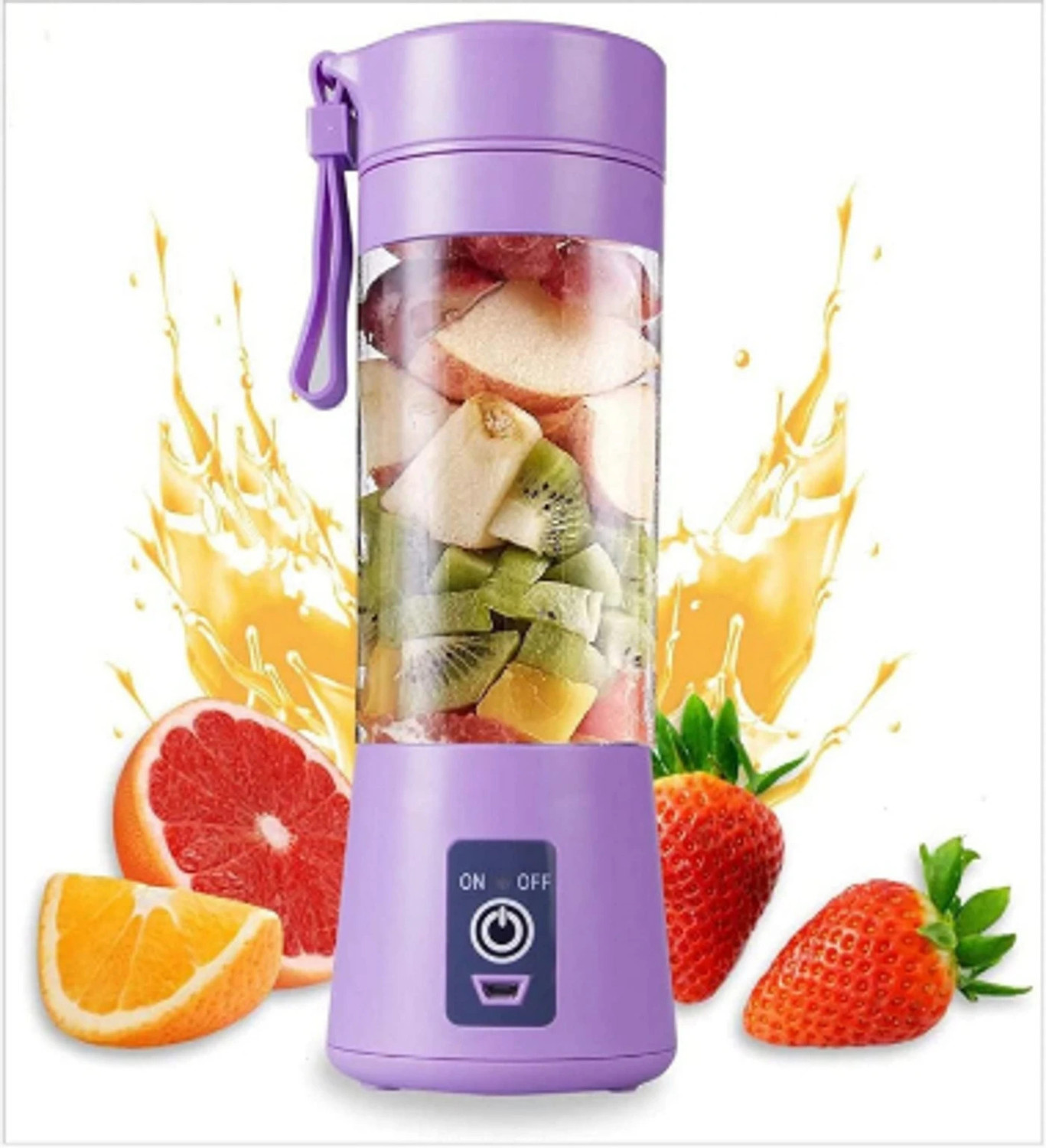 Image of MAXIVE No 25 W Juicer (Travel Ready Smoothie Maker With Bottle | 1 Jar | Multicolor)