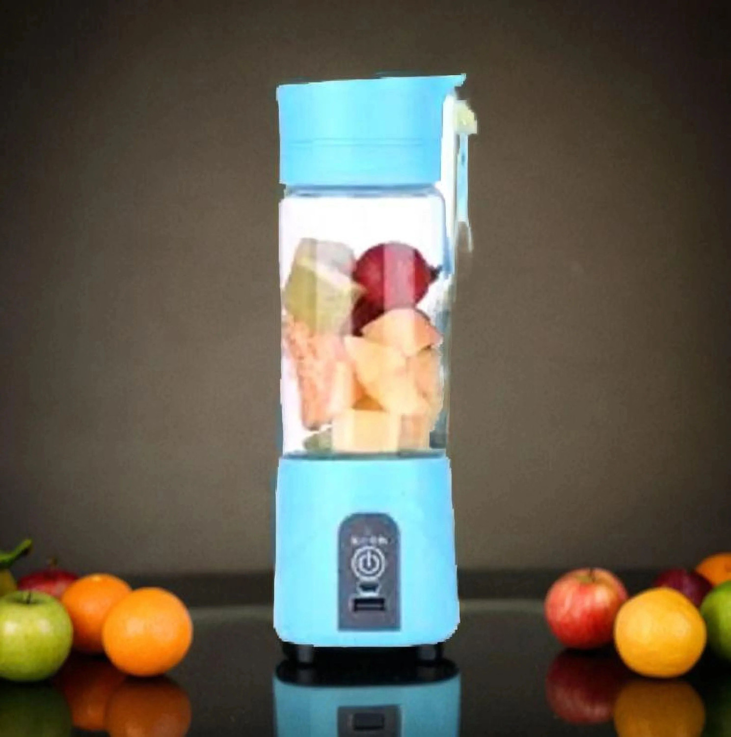 Image of APNA STORE Electric Fruit Juicer Maker USB Rechargeable Mini Juicer Mixer GrinderAS30 350 W Juicer Mixer Grinder (Electric Fruit Juicer Maker USB Rechargeable Mini Juicer Mixer GrinderAS30 | 1 Jar | Multicolor)