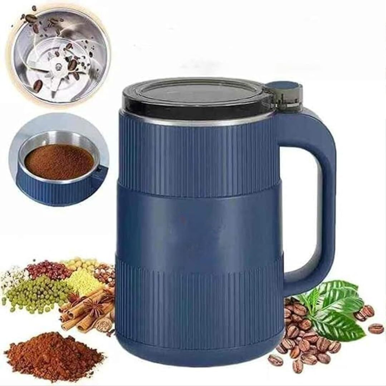 Image of SEVENMETICS pro 500 W Mixer Grinder (GrinMer-M27 /6 /25-40A | 1 Jar | Black, STEEL)