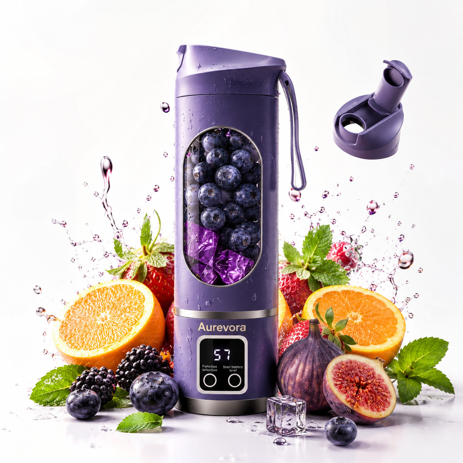 Image of jiyanshi B 1 40 W Juicer (USB Portable Blender | 1 Jar | Multicolor)