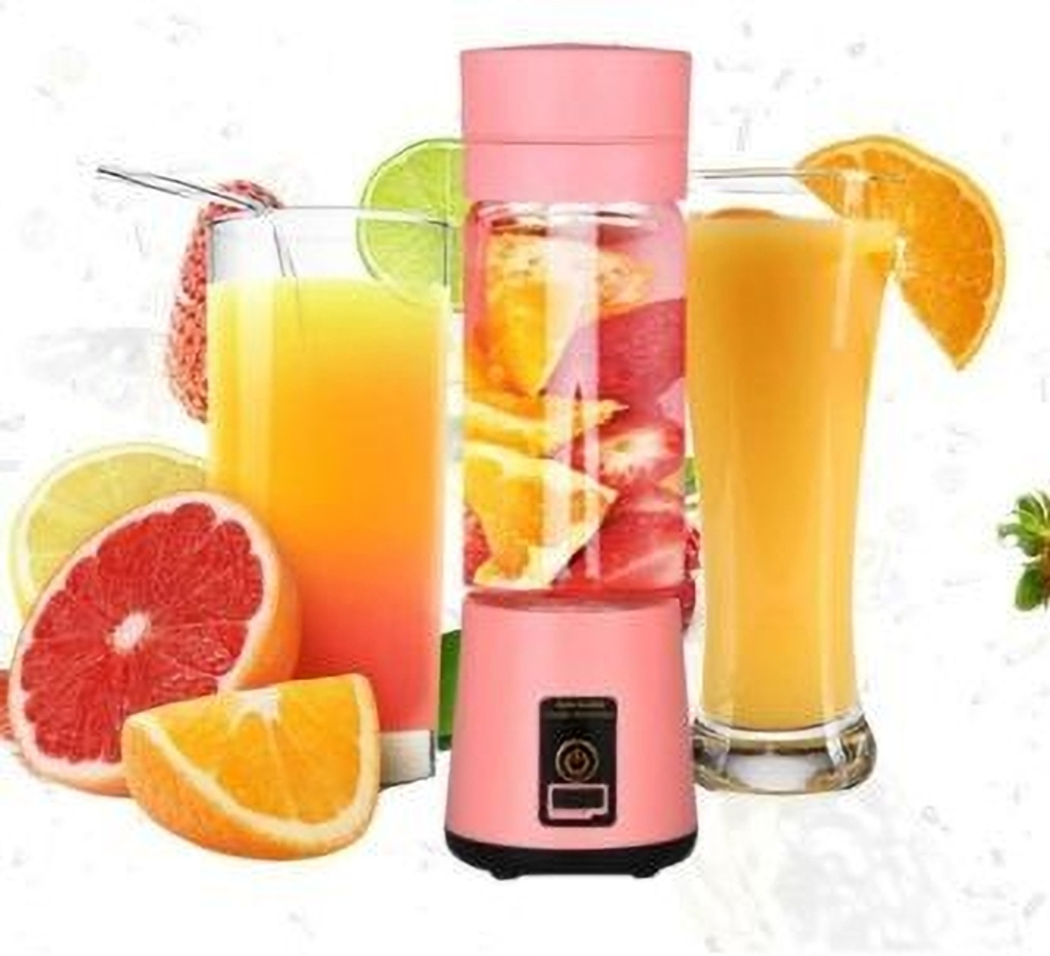 Image of princemarkett Pro Fruit Juicer 200 W Juicer Mixer Grinder (AYY 460Y RECHARGEABLE PORTABLE USB JUICER BOTTLE SLECTRIC MIXER BLENDER GRINDER | 1 Jar | Multicolor)