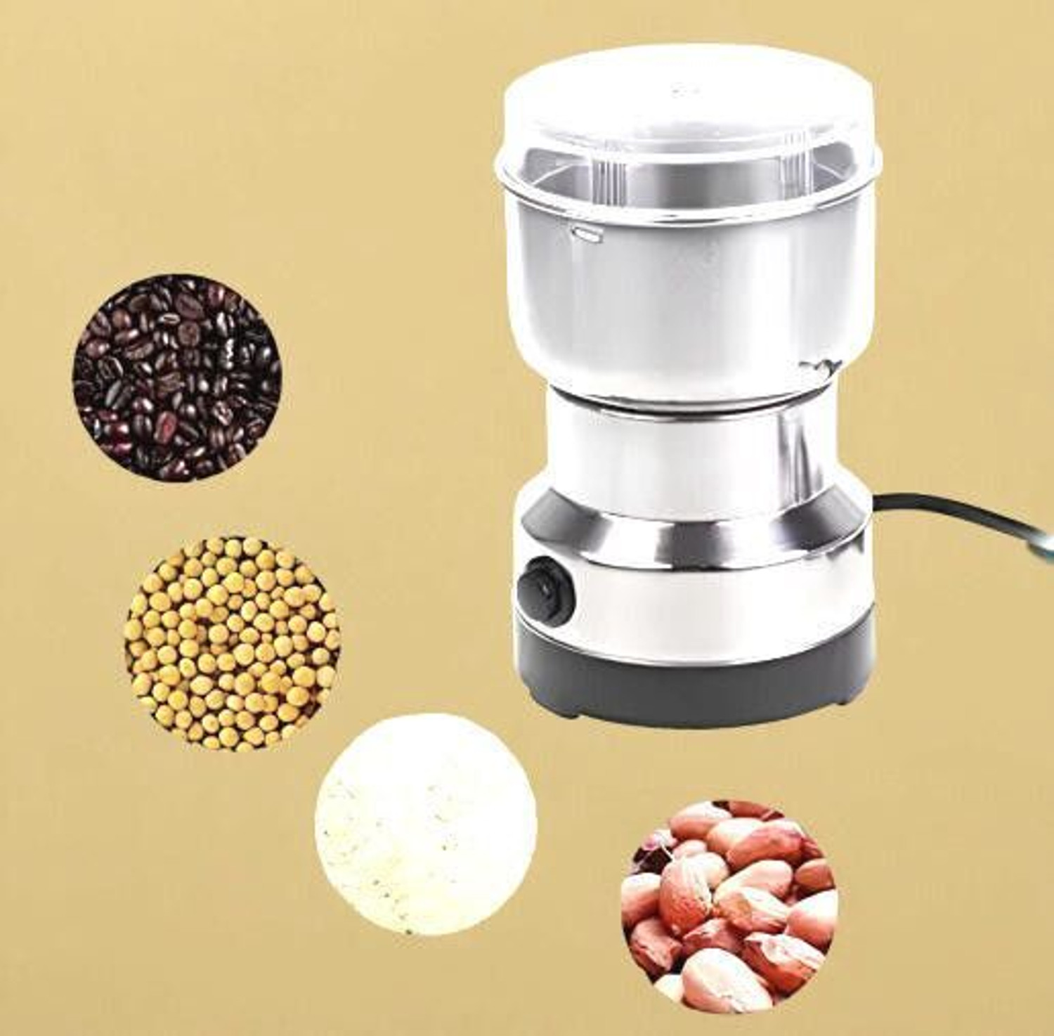Image of JayGopalTrendz Electric Mini Mixer Coffee Grinder Juicer Light weight Compact for KitchenFG393 240 W Juicer Mixer Grinder (Electric Mini Mixer Coffee Grinder Juicer Light weight Compact for KitchenFG393 | 1 Jar | Multicolor)