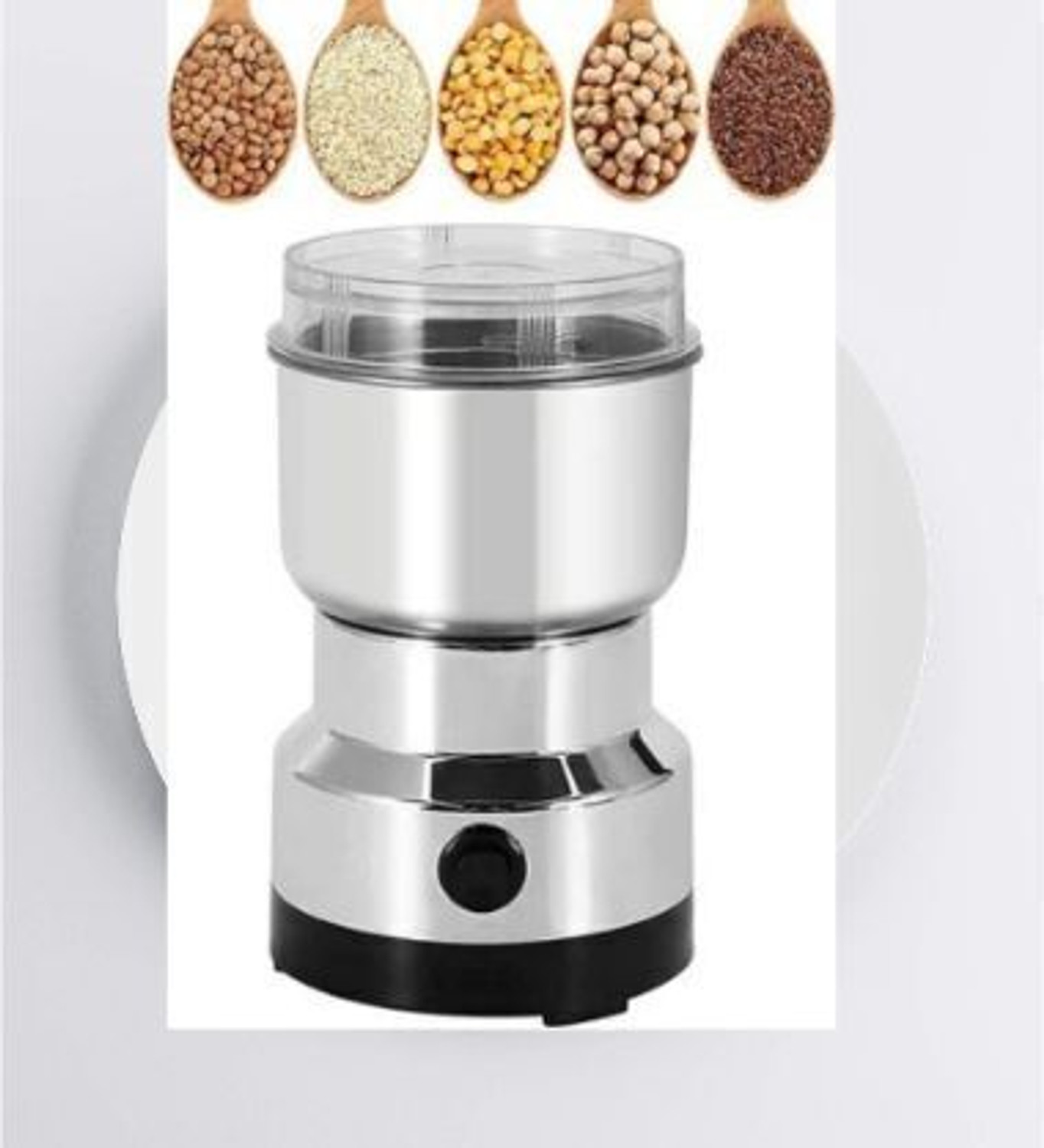 Image of HSH GOLDI Ult-31 150 W Juicer Mixer Grinder (Spice Grinder Electric Coffee Grinder & Juicer-Silver | 1 Jar | Silver)