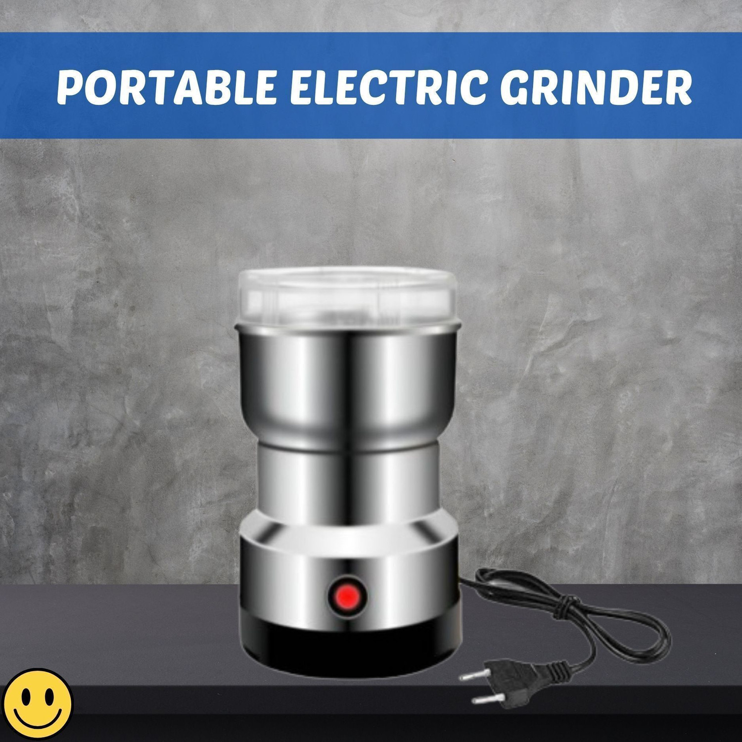 Image of johnpower MINI MIXER 220 W Mixer Grinder (Multi Purpose Grinder for Masala, Chutney & Wet Dry Grinding | 2 Jars | BLACK & RED)