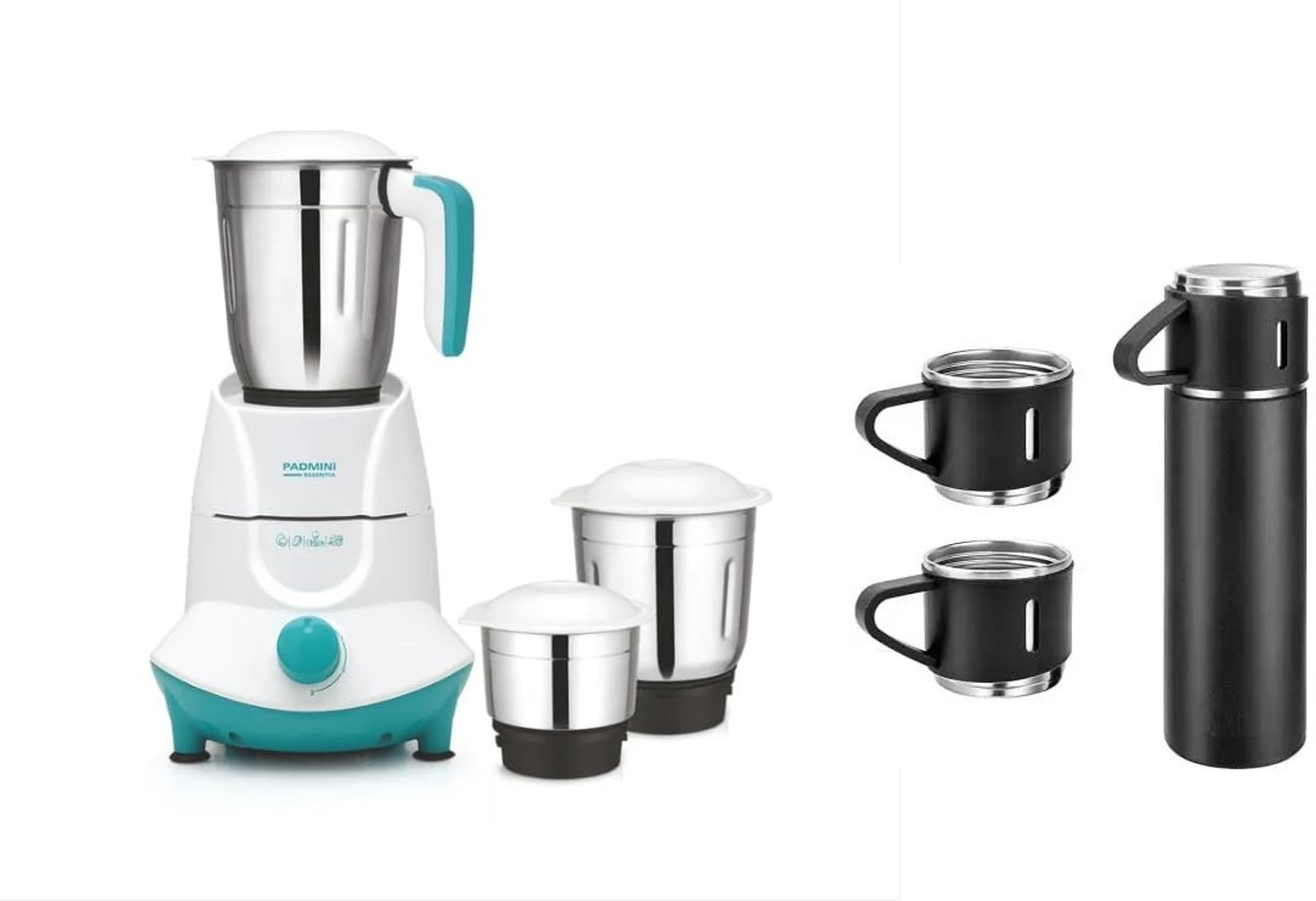 Image of PADMINI DYNA 550 W Mixer Grinder (DYNA 550W | 3 Jars | RED AND WHITE)