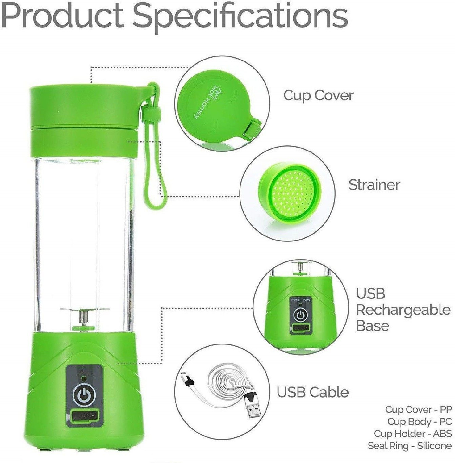 Image of princemarkett Pro Fruit Juicer 200 W Juicer Mixer Grinder (NG-01 | 1 Jar | Multicolor)