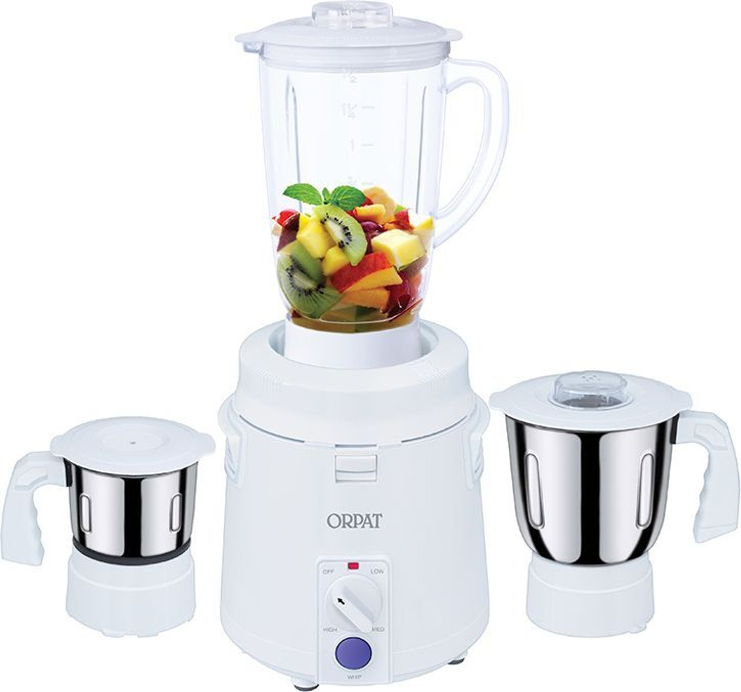 Image of Sanway JMG 900 W Juicer Mixer Grinder (TURBO JET + 900 W | 2 Jars | White)