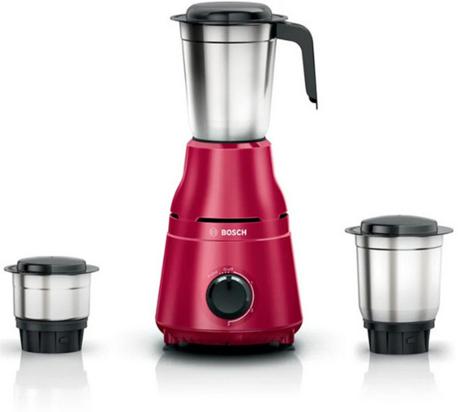 Image of BOSCH Mixer Grinder TrueMixx MG2213C4RI 500 W Mixer Grinder (MG2213C4RI | 3 Jars | Red)