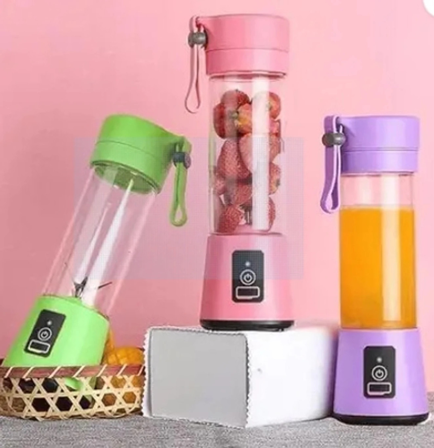 Image of Radhe Pro Fruit Juicer 200 W Juicer Mixer Grinder (JUI51-ER92-Mini Juicer for Shake Smoothie Bottle Grinder juicer | 1 Jar | Multicolor)