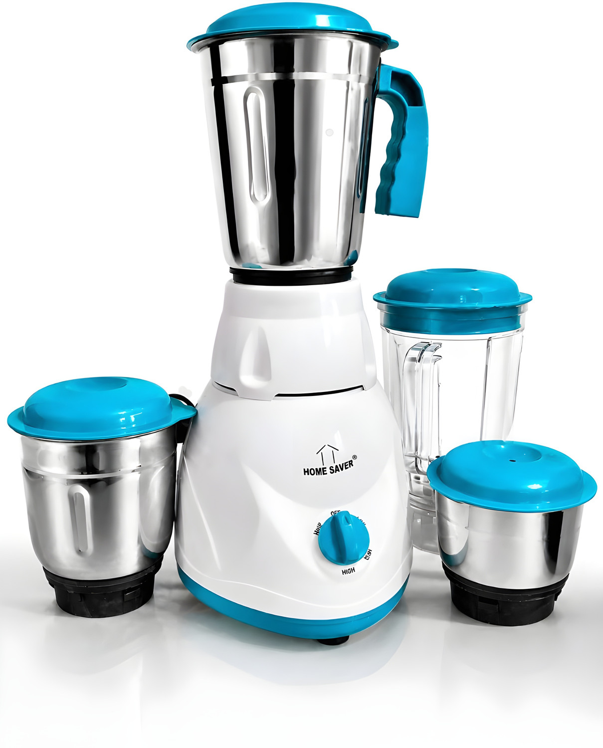 Image of Elvara creations JC-09 250 W Juicer Mixer Grinder (JWC-09 | 2 Jars | Multicolor)