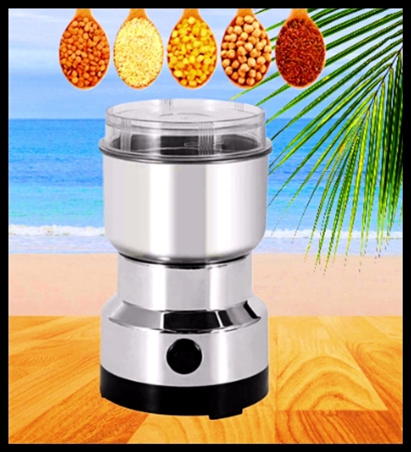 Image of Manasa Pro 450 W Juicer Mixer Grinder (Portable Grinder, USB Rechargeable Mini Grinder, Electric Grinder for mix 74 | 1 Jar | Silver)