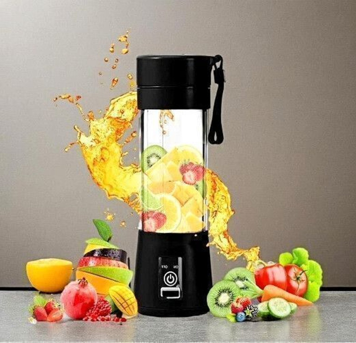 Image of implex mart PJC-33 450 W Juicer Mixer Grinder (Portable fresh fruit Vegetable juicer blender | 2 Jars | Pink)