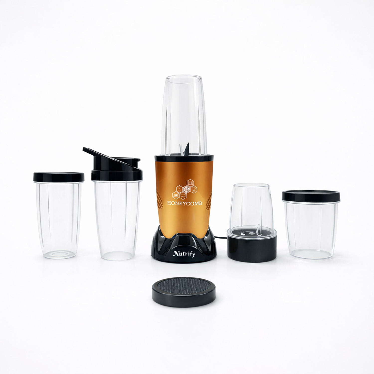 Image of Sunflame CRYSTAL 3 JARS 500 W Juicer Mixer Grinder (Crystal | 3 Jars | White)