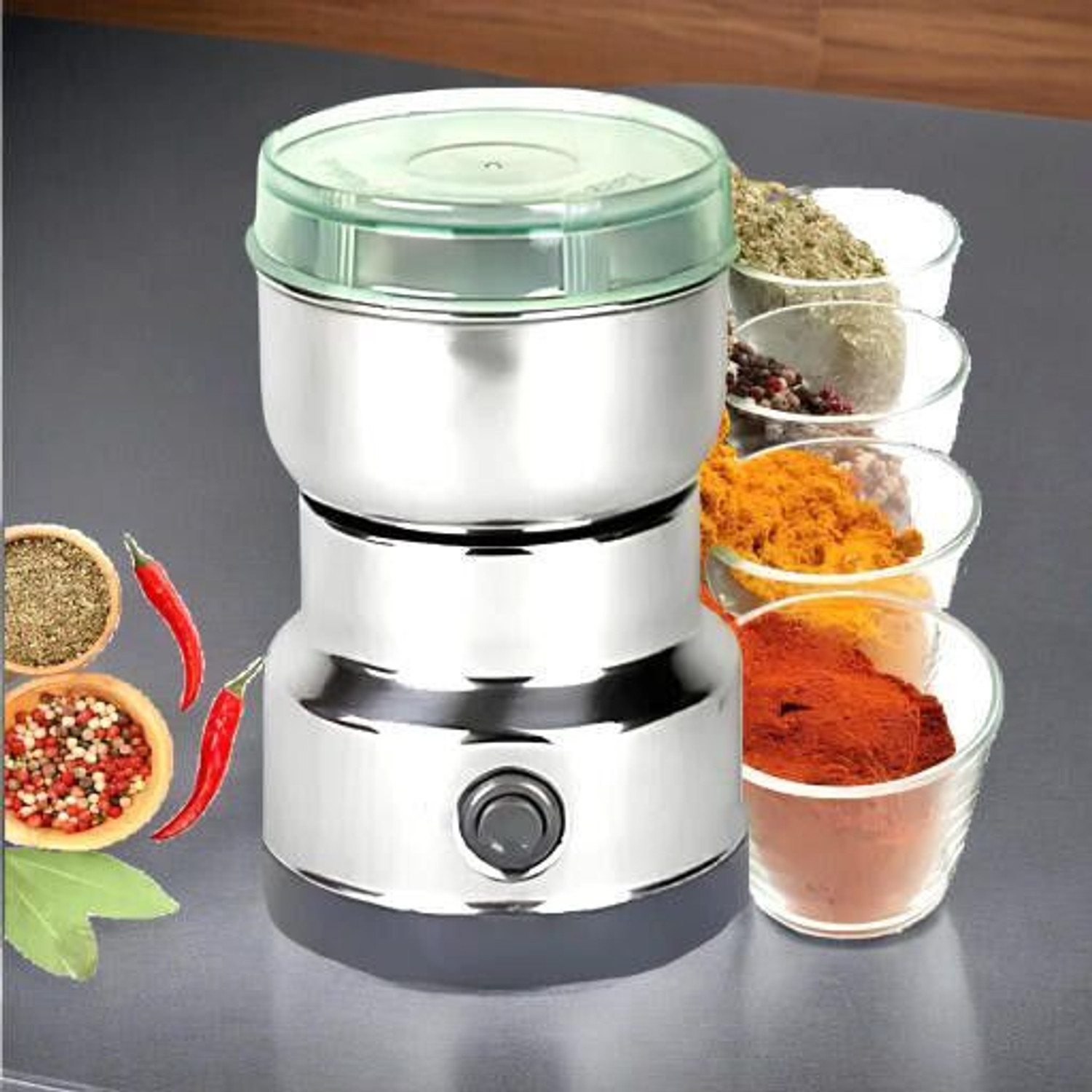 Image of Manasa 150W Electric Mini Mixer Grinder Juicer Light weight Compact for KitchenCL331 240 W Juicer Mixer Grinder (150W Electric Mini Mixer Grinder Juicer Light weight Compact for KitchenCL331 | 1 Jar | Multicolor)
