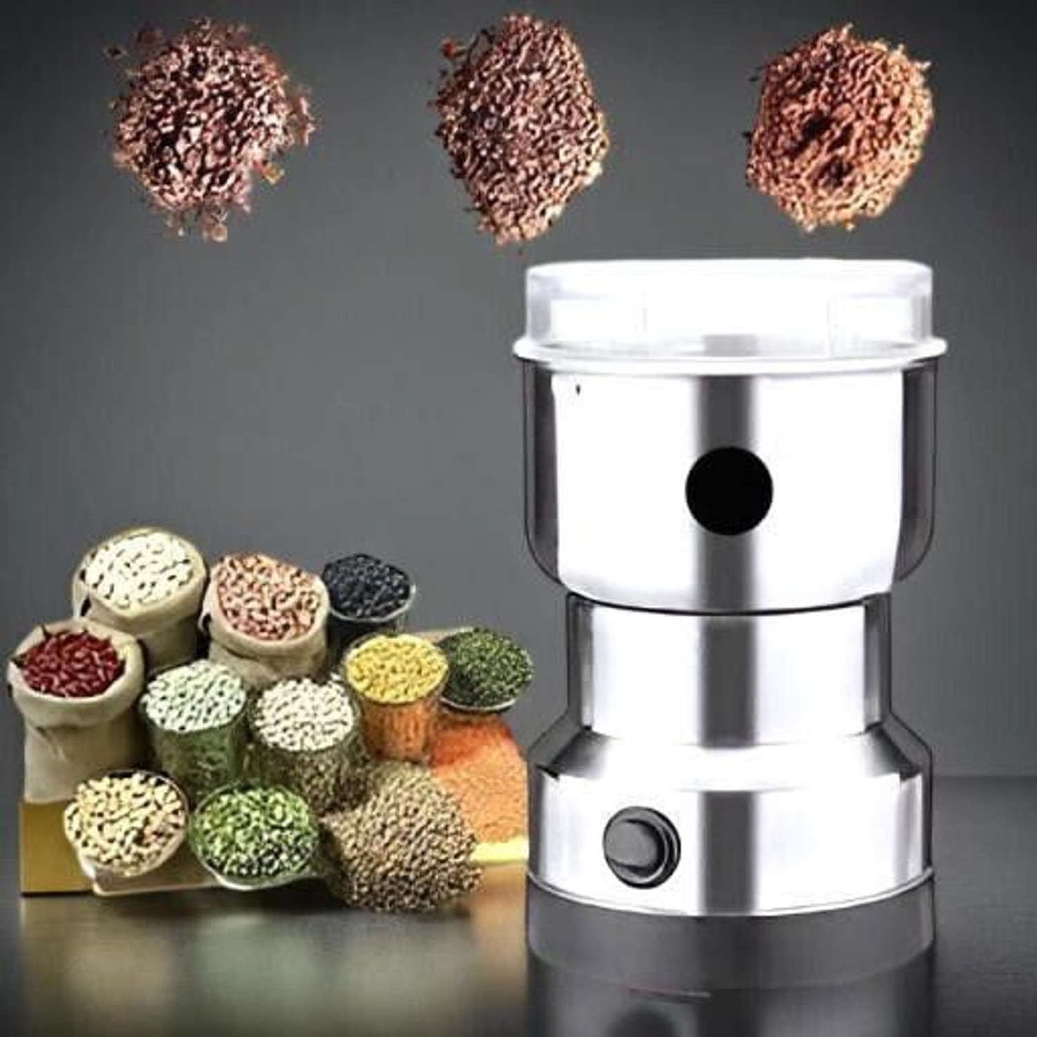 Image of APNA STORE Electric Fruit Juicer Maker USB Rechargeable Mini Juicer Mixer GrinderLJ126 350 W Juicer Mixer Grinder (Electric Fruit Juicer Maker USB Rechargeable Mini Juicer Mixer GrinderLJ126 | 1 Jar | Multicolor)