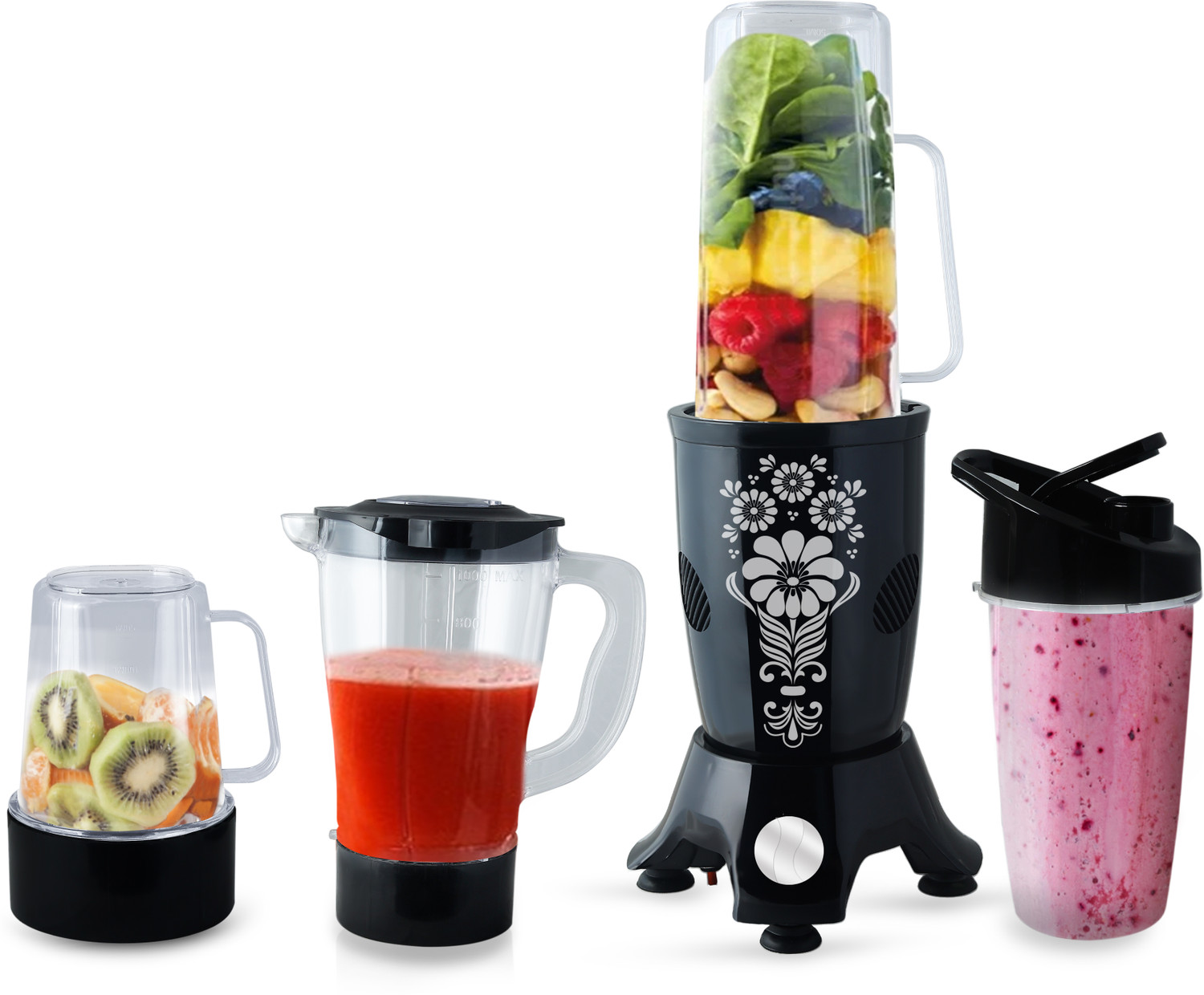 Image of SS brother Electric Fruit Juicer Maker USB Rechargeable Mini Juicer Mixer GrinderCJ56 450 W Juicer Mixer Grinder (Electric Fruit Juicer Maker USB Rechargeable Mini Juicer Mixer GrinderCJ56 | 1 Jar | Multicolor)