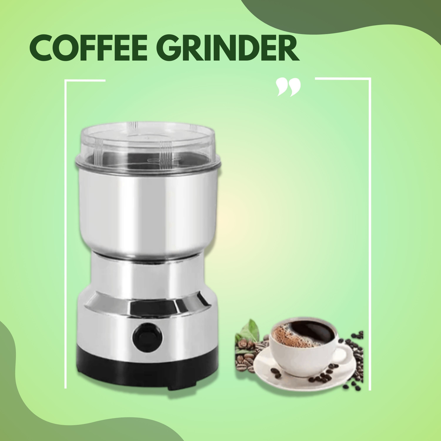 Image of JayGopalTrendz Electric Mini Mixer Coffee Grinder Juicer Light weight Compact for KitchenFG393 240 W Juicer Mixer Grinder (Electric Mini Mixer Coffee Grinder Juicer Light weight Compact for KitchenFG393 | 1 Jar | Multicolor)