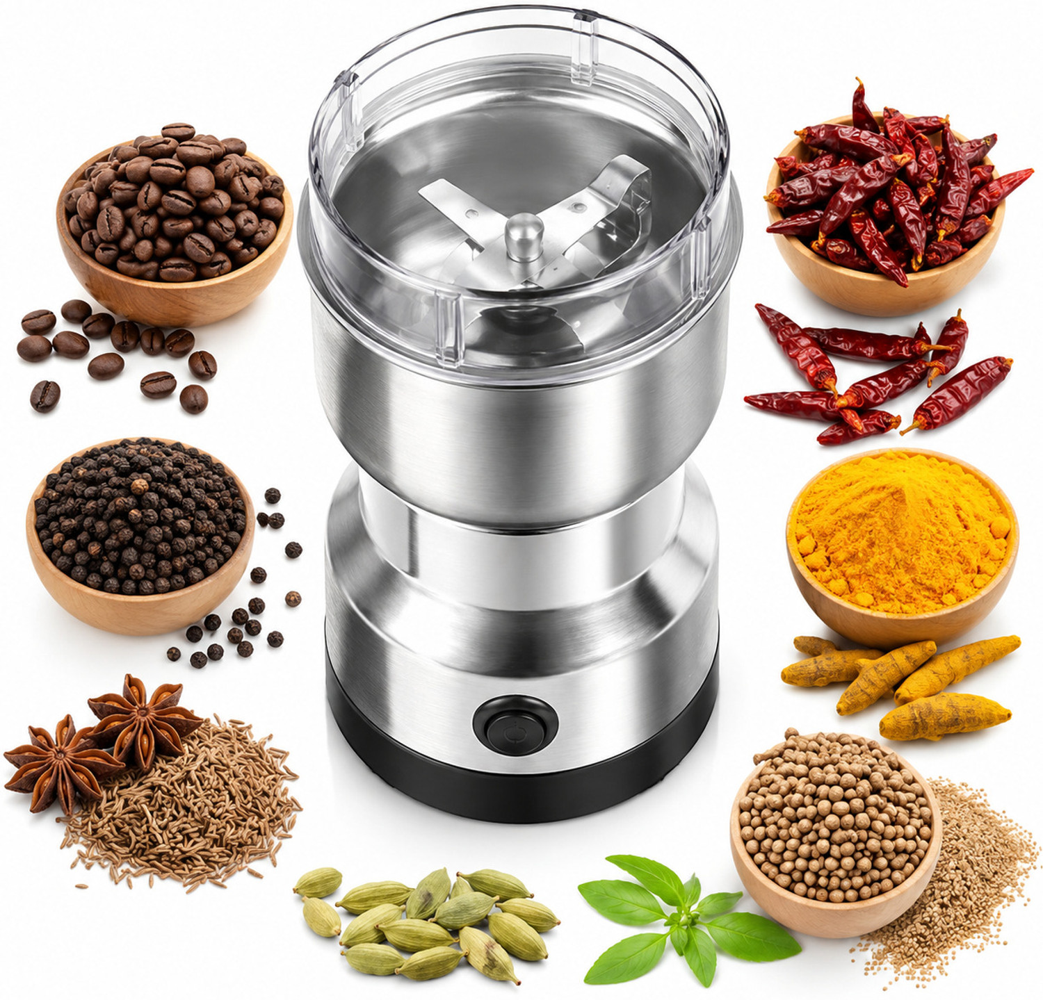 Image of Adhyaraa Enterprises Portable USB Rechargeable Juicer Blender Mini Smoothie Maker Bottle 105 W Juicer Mixer Grinder (Portable Blender Juicer | 1 Jar | Multicolor)