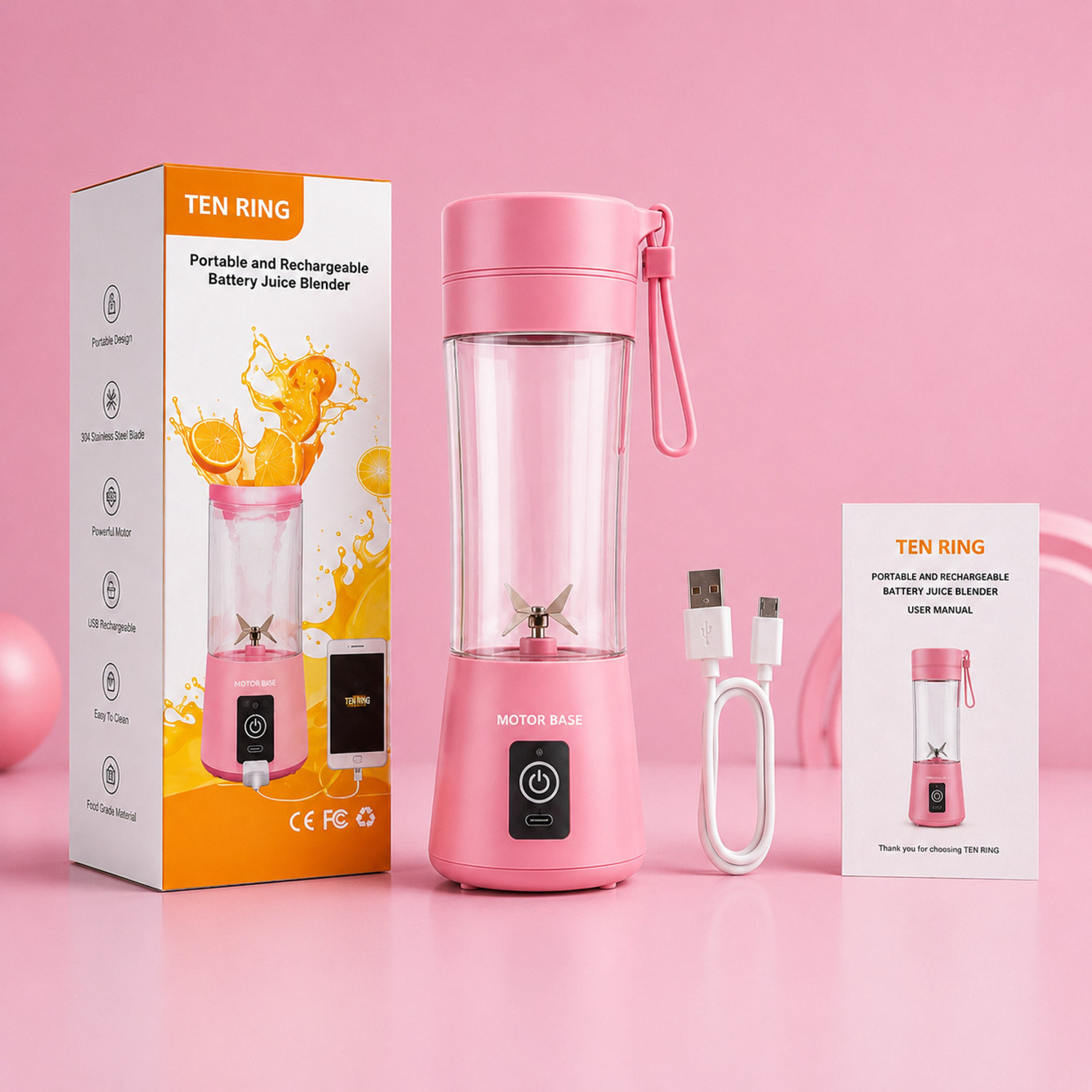 Image of MAXIVE No 25 W Juicer (Travel Ready Smoothie Maker With Bottle | 1 Jar | Multicolor)