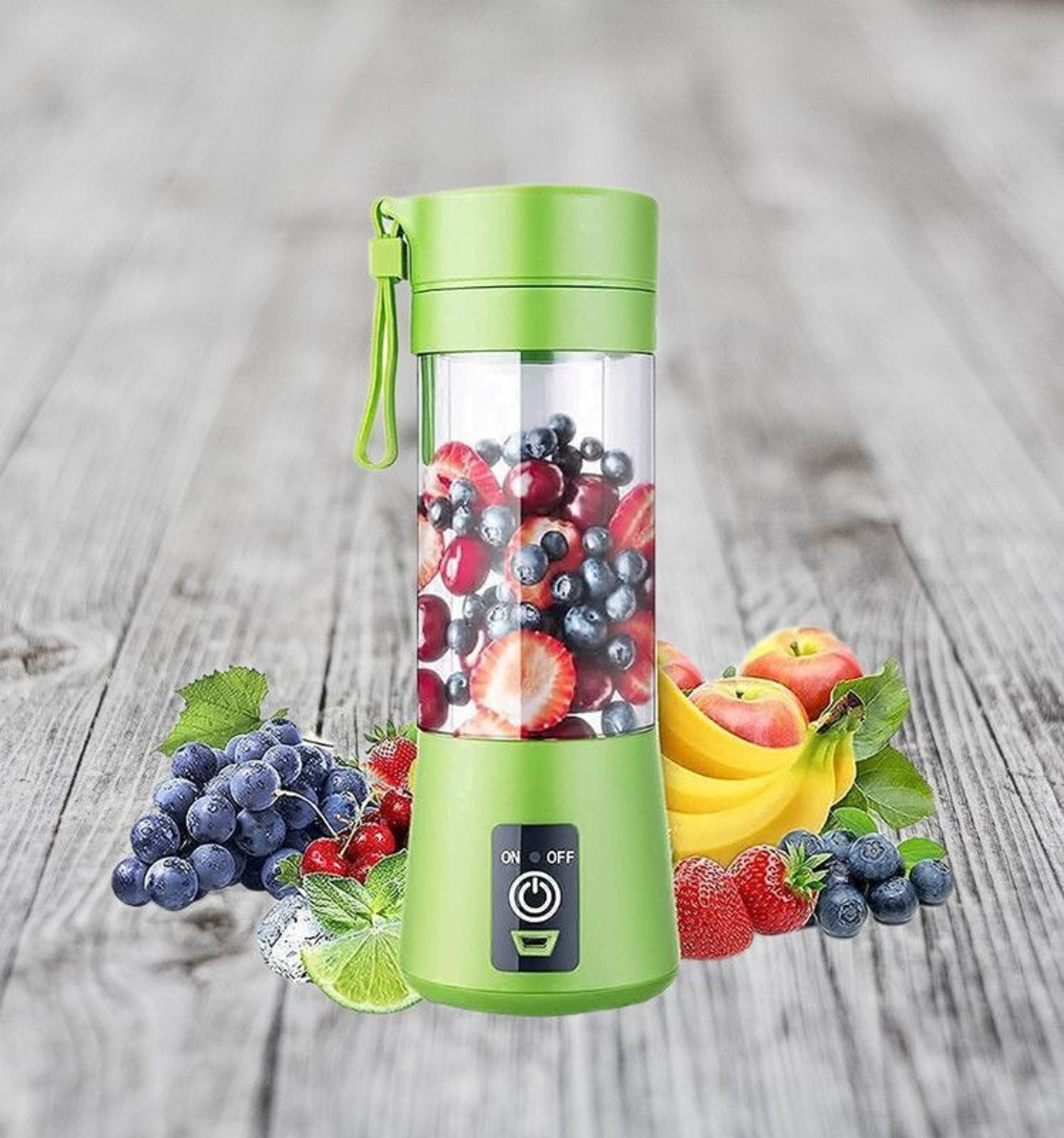 Image of JayGopalTrendz Electric Fruit Juicer Maker USB Rechargeable Mini Juicer Mixer GrinderQJ392 350 W Juicer Mixer Grinder (Electric Fruit Juicer Maker USB Rechargeable Mini Juicer Mixer GrinderQJ392 | 1 Jar | Multicolor)