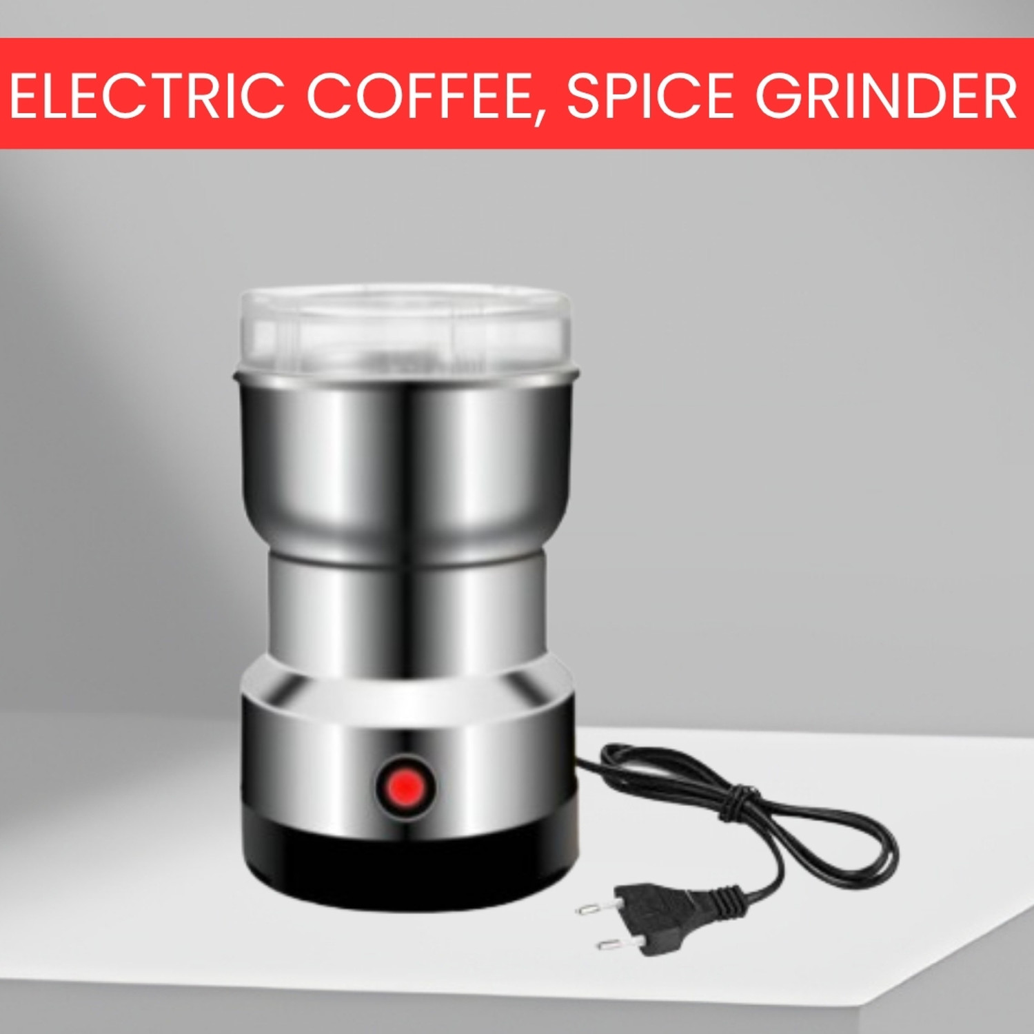 Image of AKs Creation Multi-Functional Mixer Juicer Spice Coffee Grinder, Dry Masala 220 W Juicer Mixer Grinder (Multi-Functional Grinder | 1 Jar | Silver)