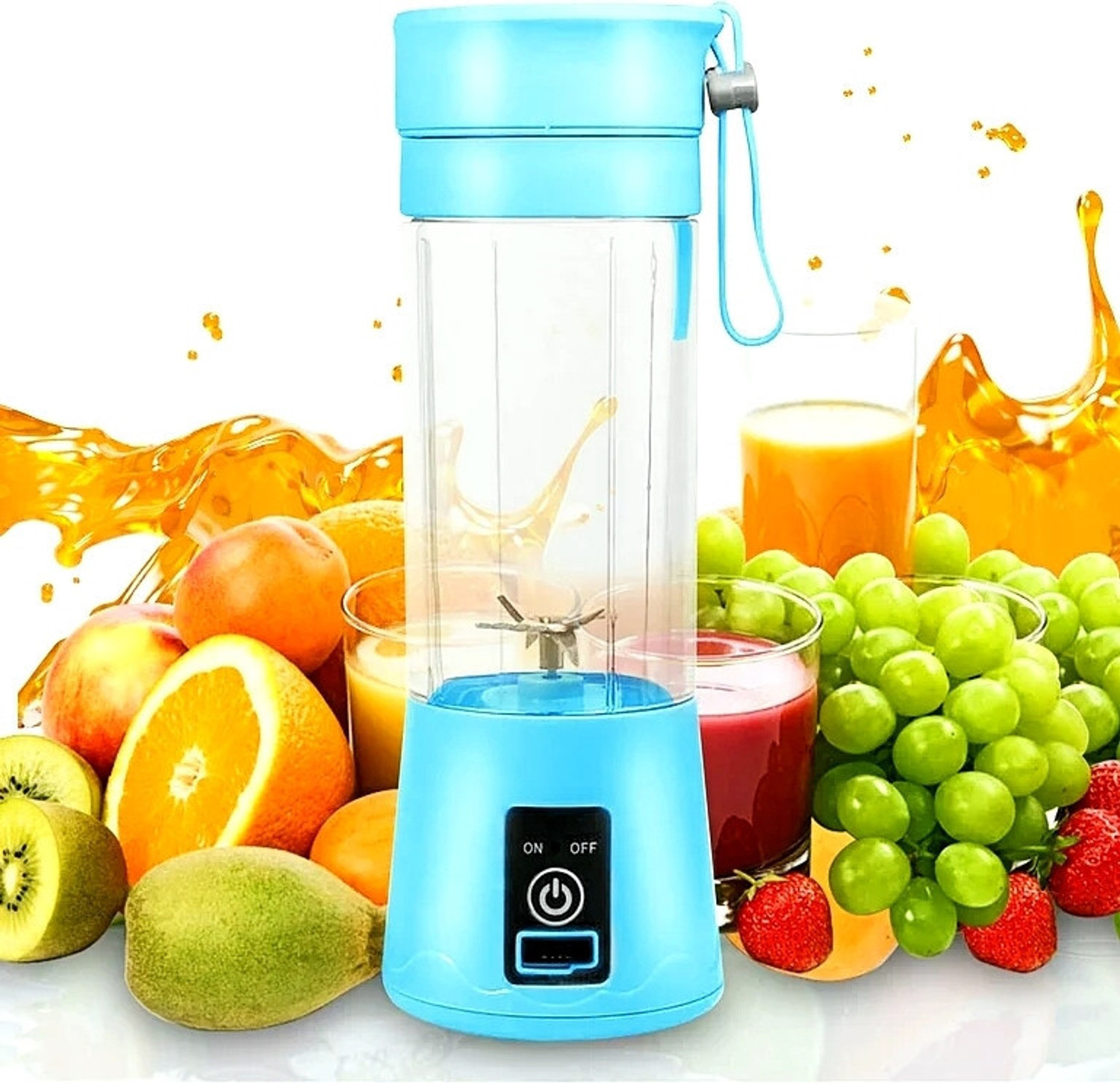 Image of MAXIVE No 25 W Juicer (Compact Fruit Bottle Smoothie Maker | 1 Jar | Multicolor)