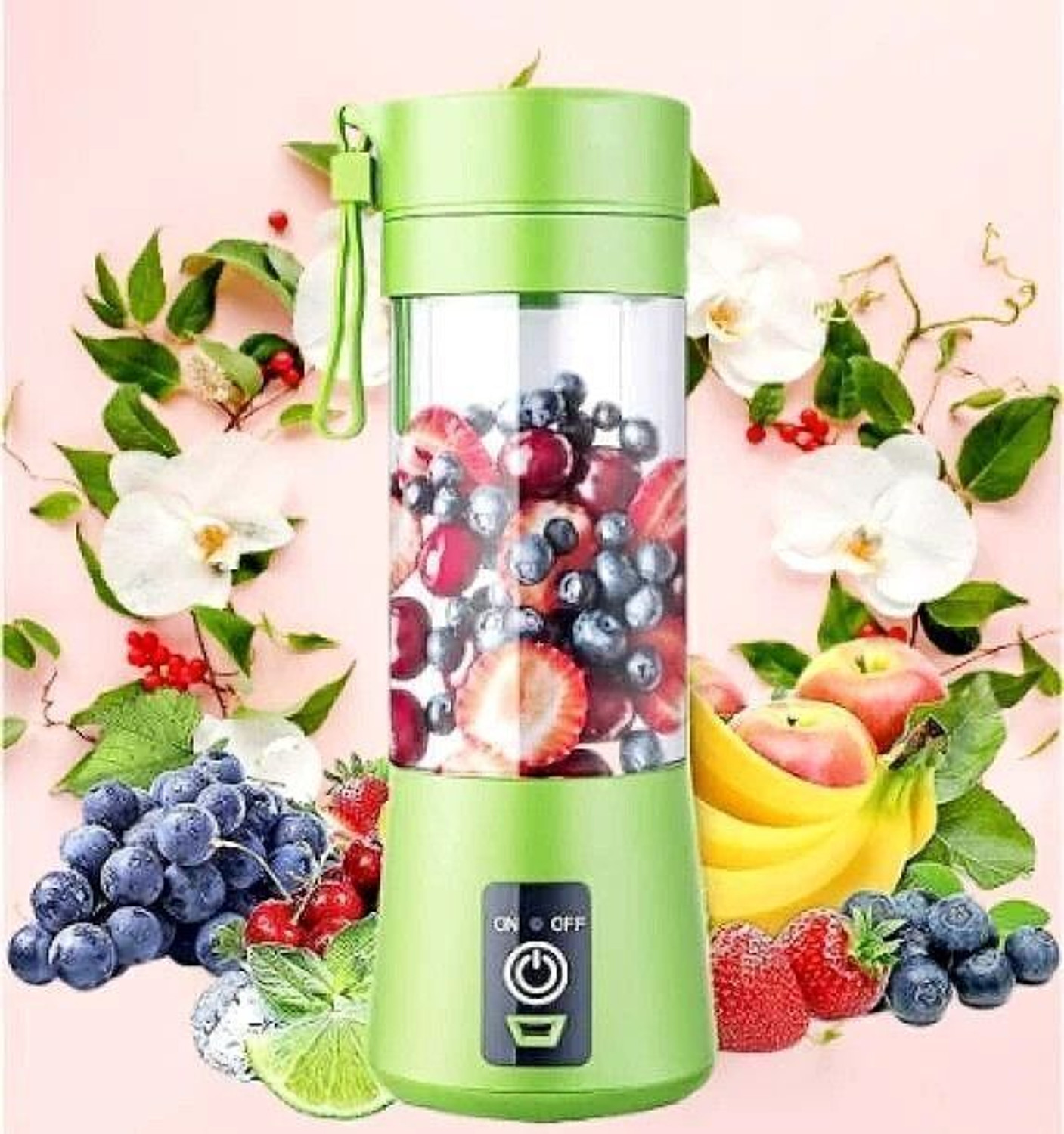 Image of SS brother MGJ26 350 W Juicer Mixer Grinder (Mini Juicer grinder , USB Rechargeable Personal Size Fro Home, OfficeS45 | 1 Jar | Multicolor)